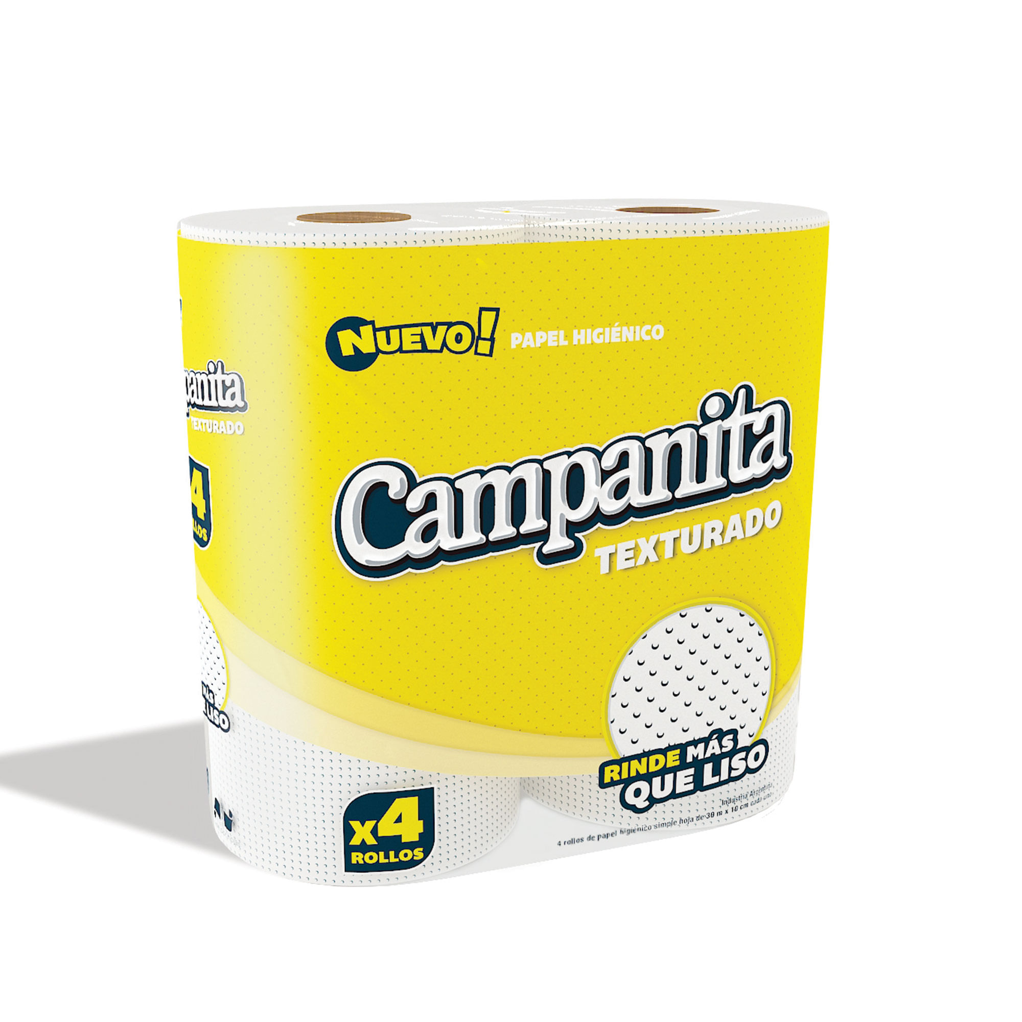 Papel higiénico ecológico Campanita 4 u. x 30 m.