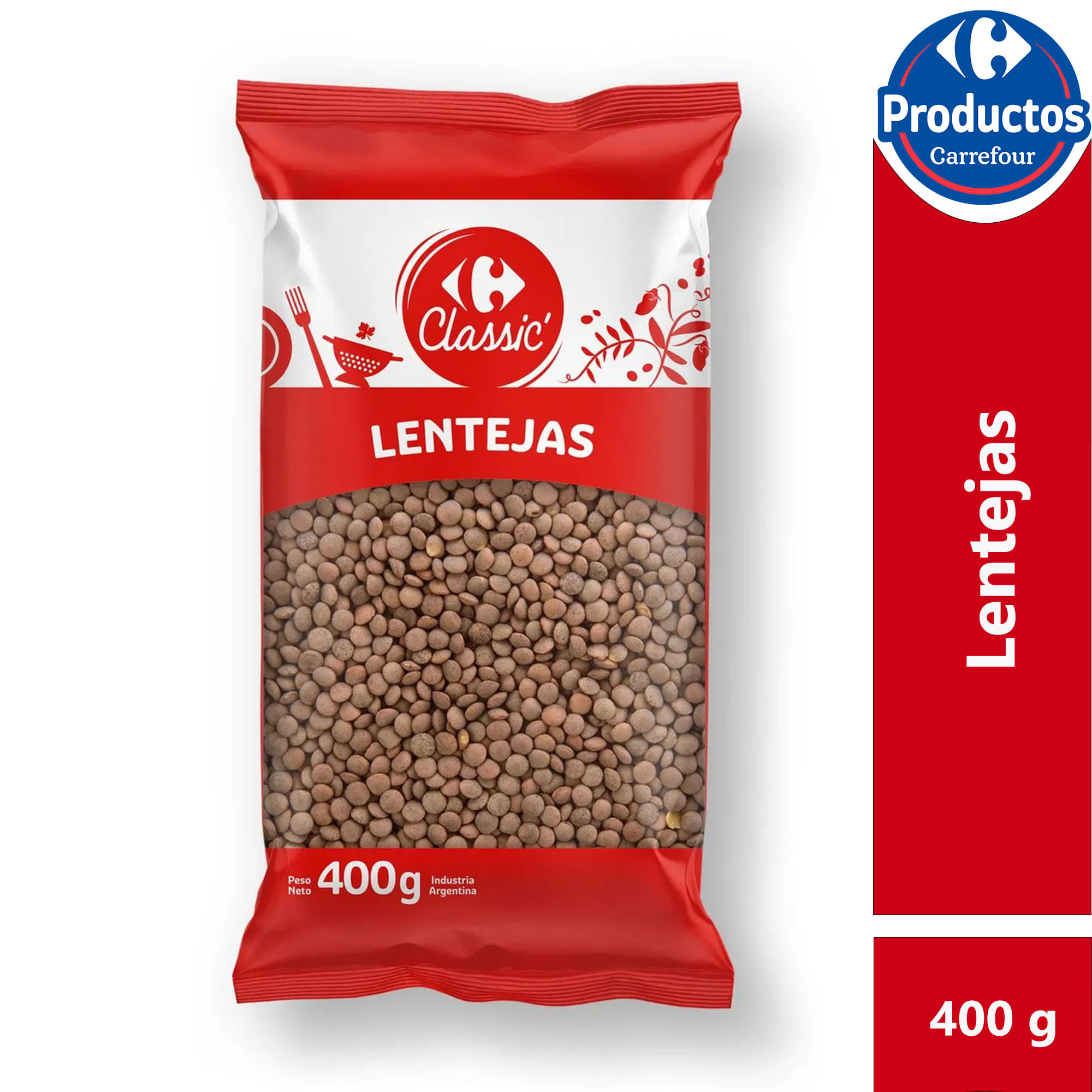 Lentejas Carrefour Classic 400 g.