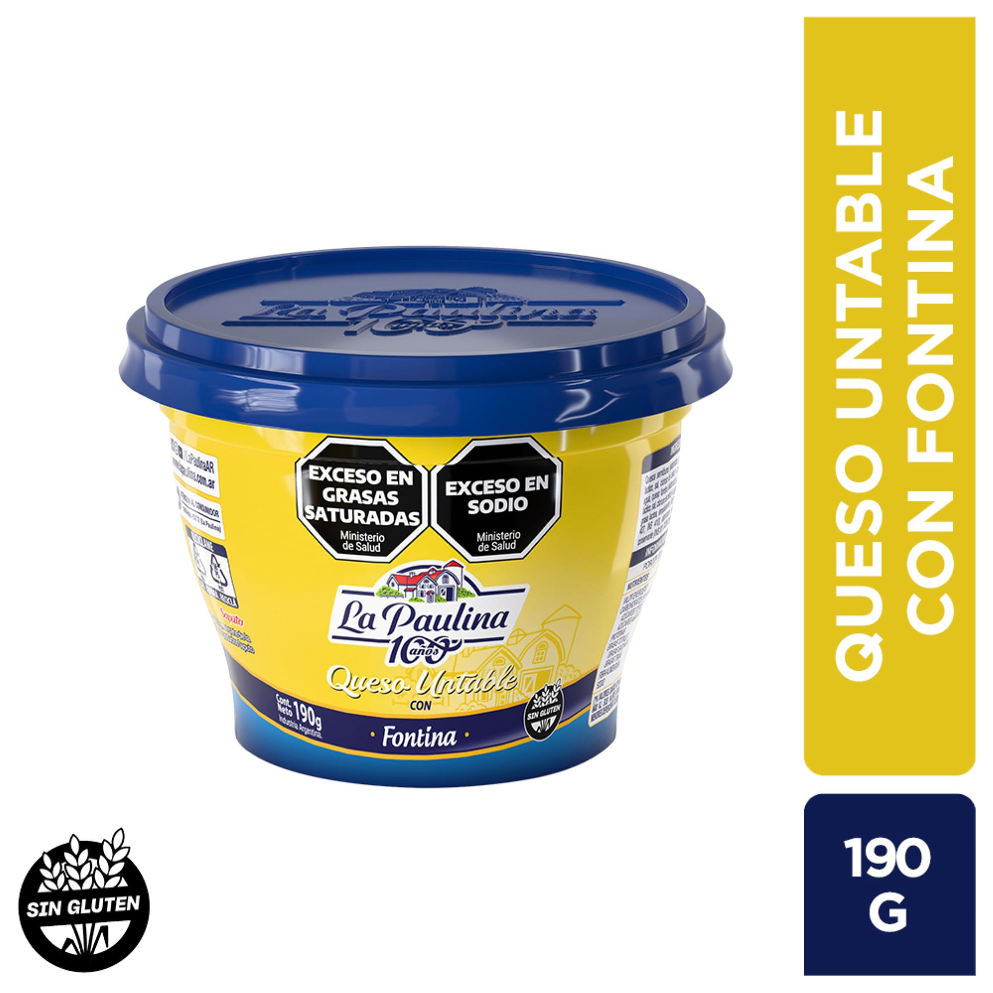 La Paulina queso untable fontina 190 grs