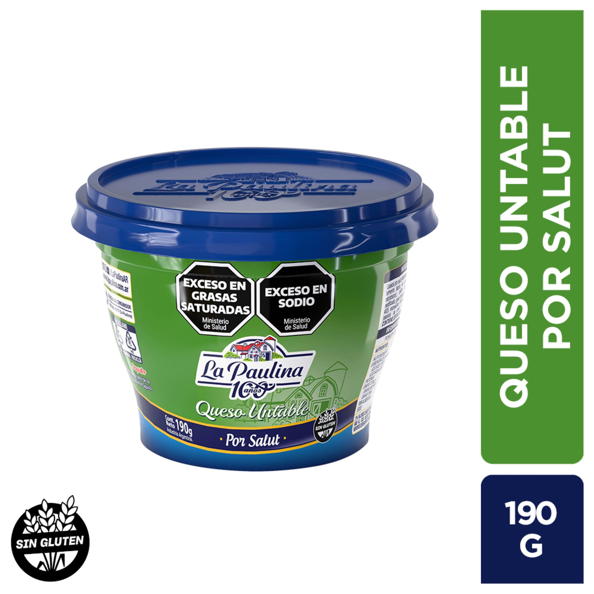 La Paulina queso untable por salut 190 grs