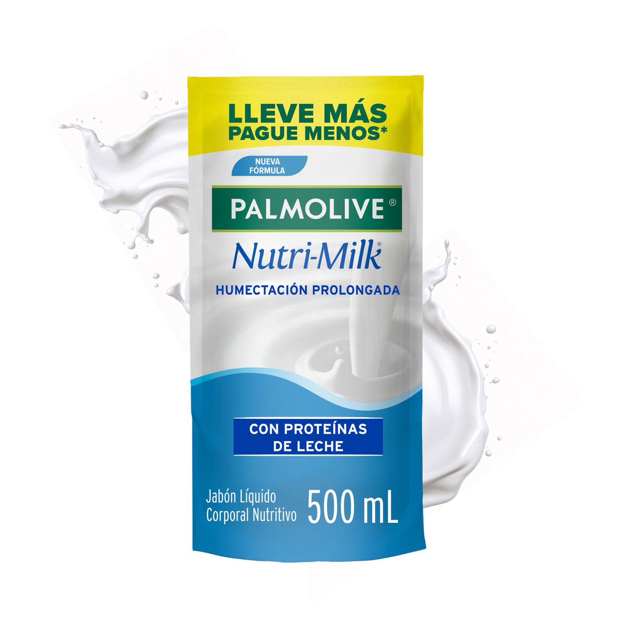 Jabón líquido Palmolive Nutrimilk doypack 500 ml