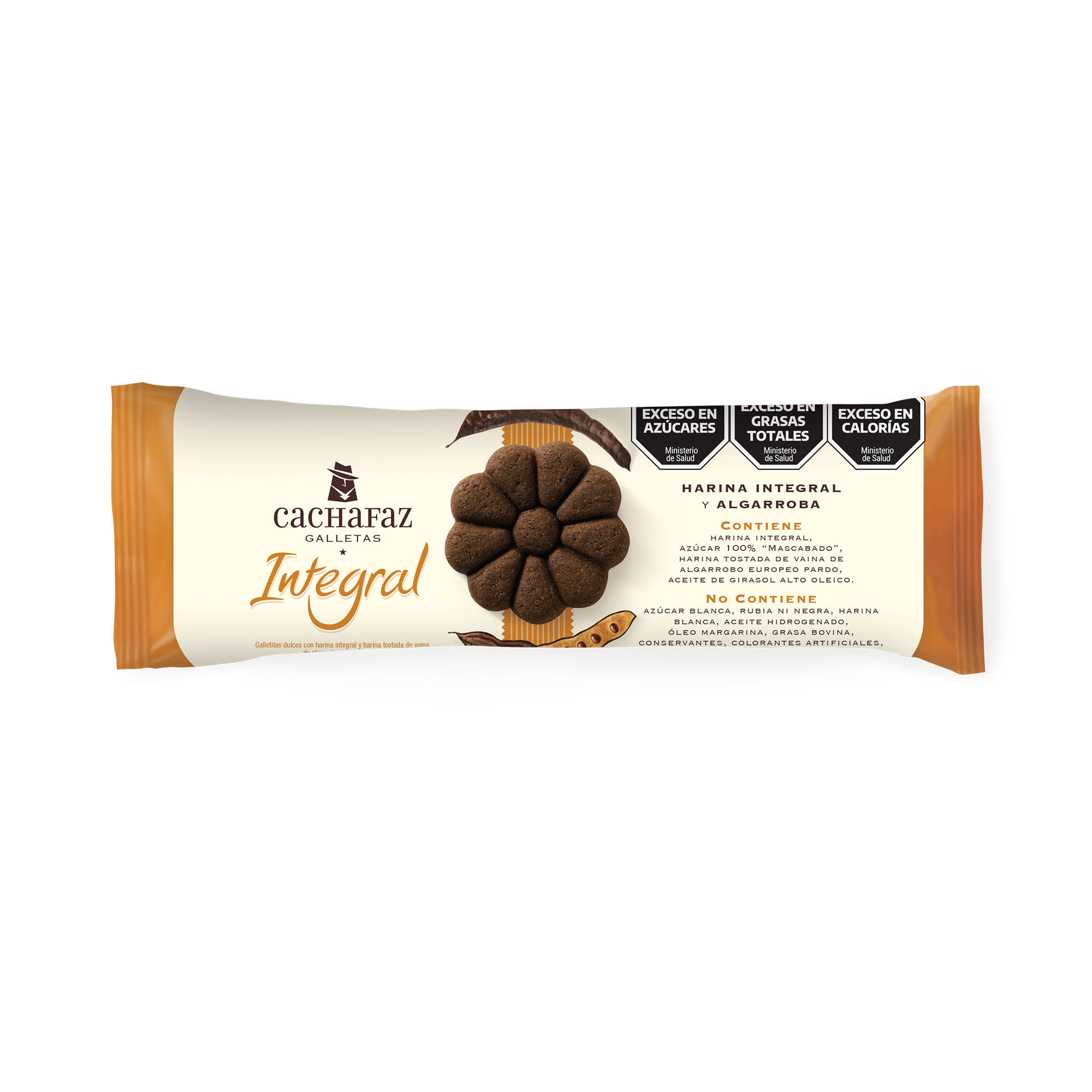 Galletitas Cachafaz avena y algarroba 225 g.