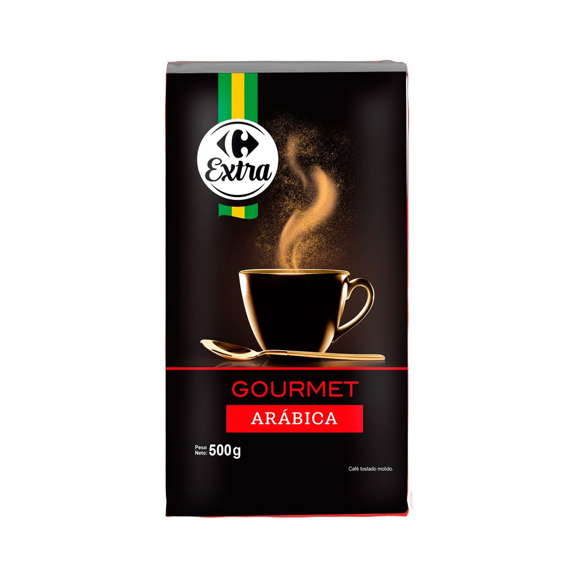 Café tostado molido gourmet Carrefour Extra 500 grs