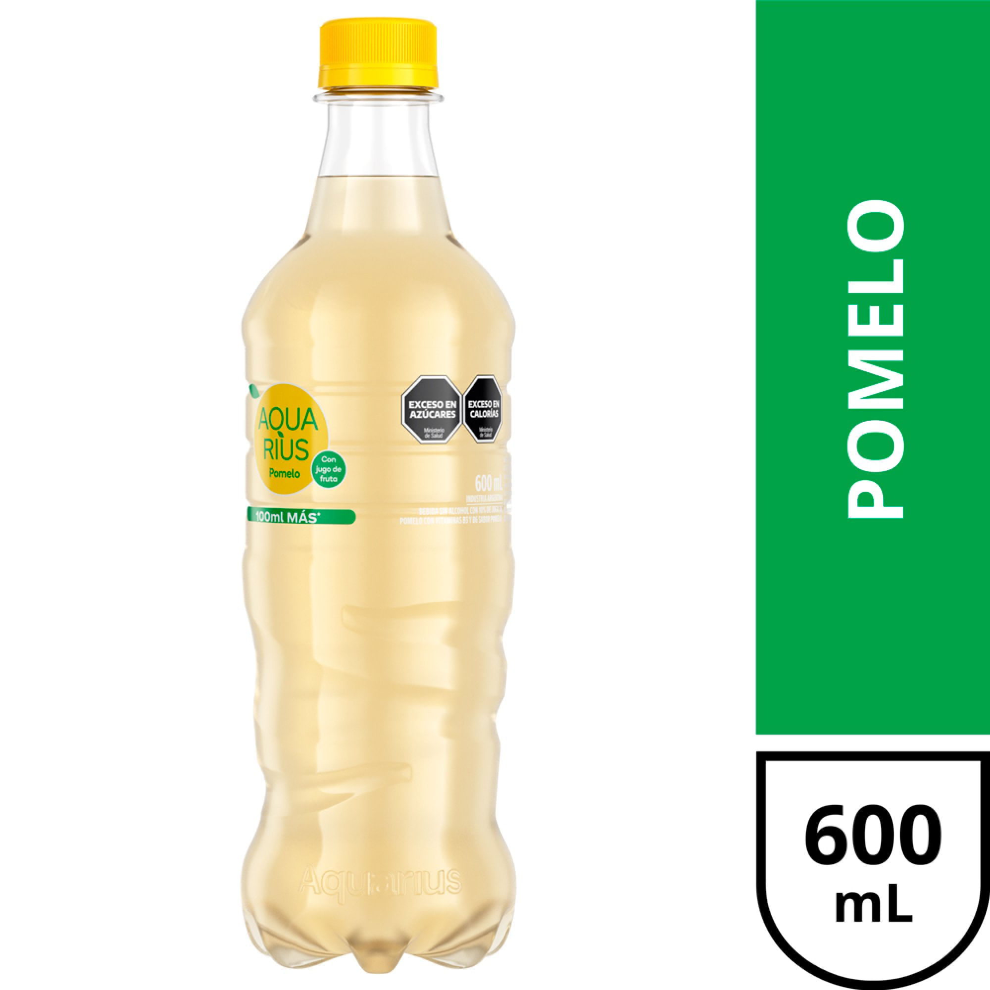 Agua saborizada Aquarius pomelo 600 ml
