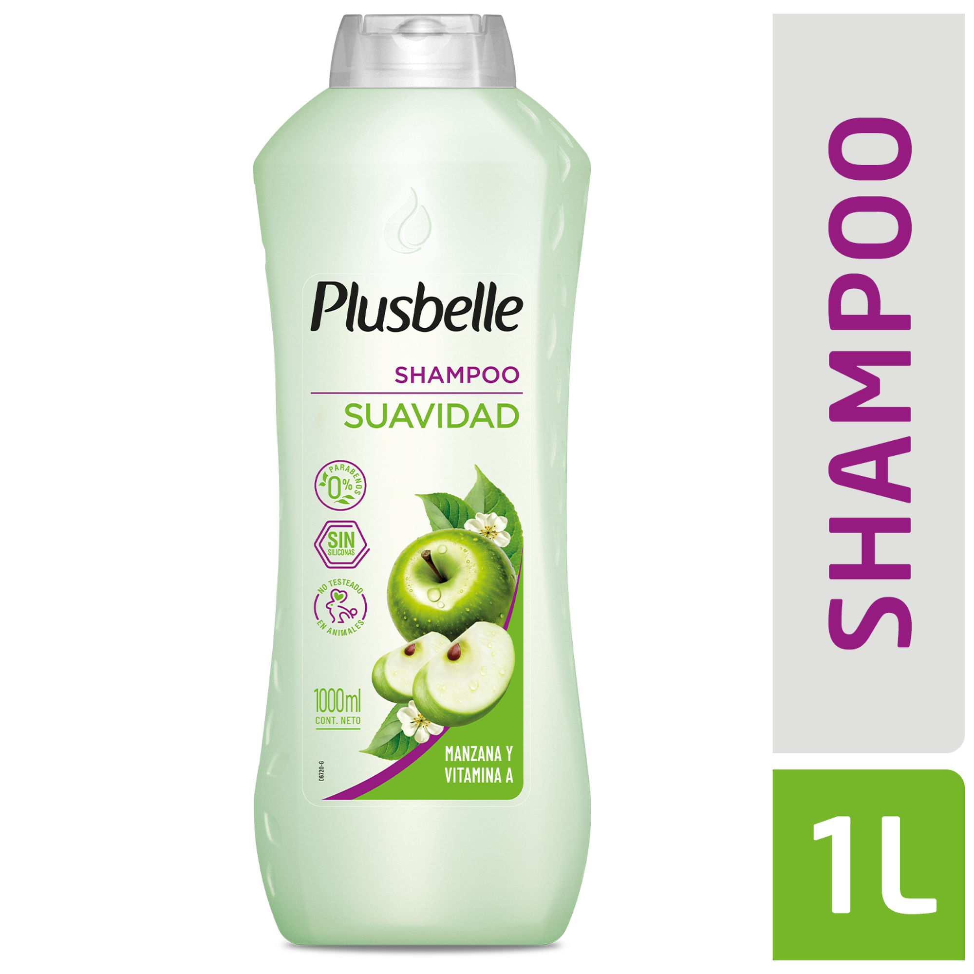 Plusbelle Litro Shampoo Suavidad 1 lt