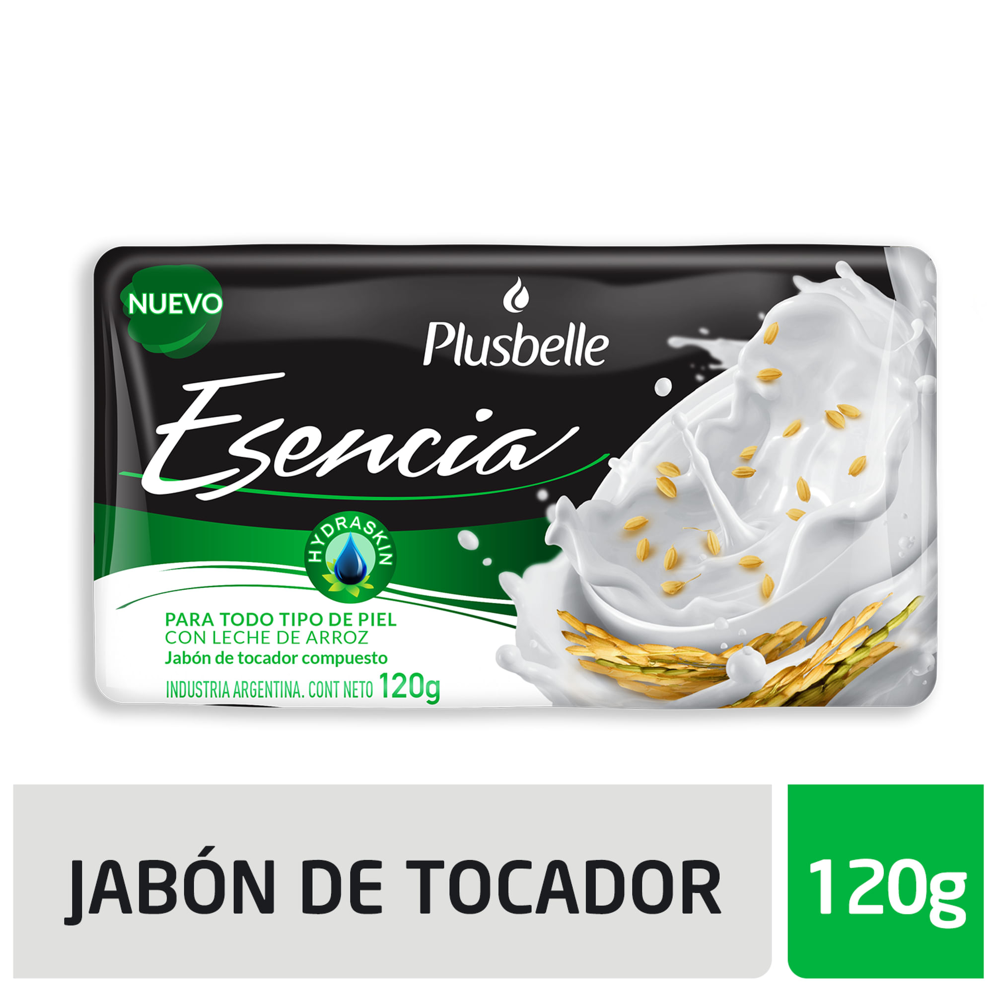 Plusbelle Esencia jabón de tocador todo tipo piel 120 grs