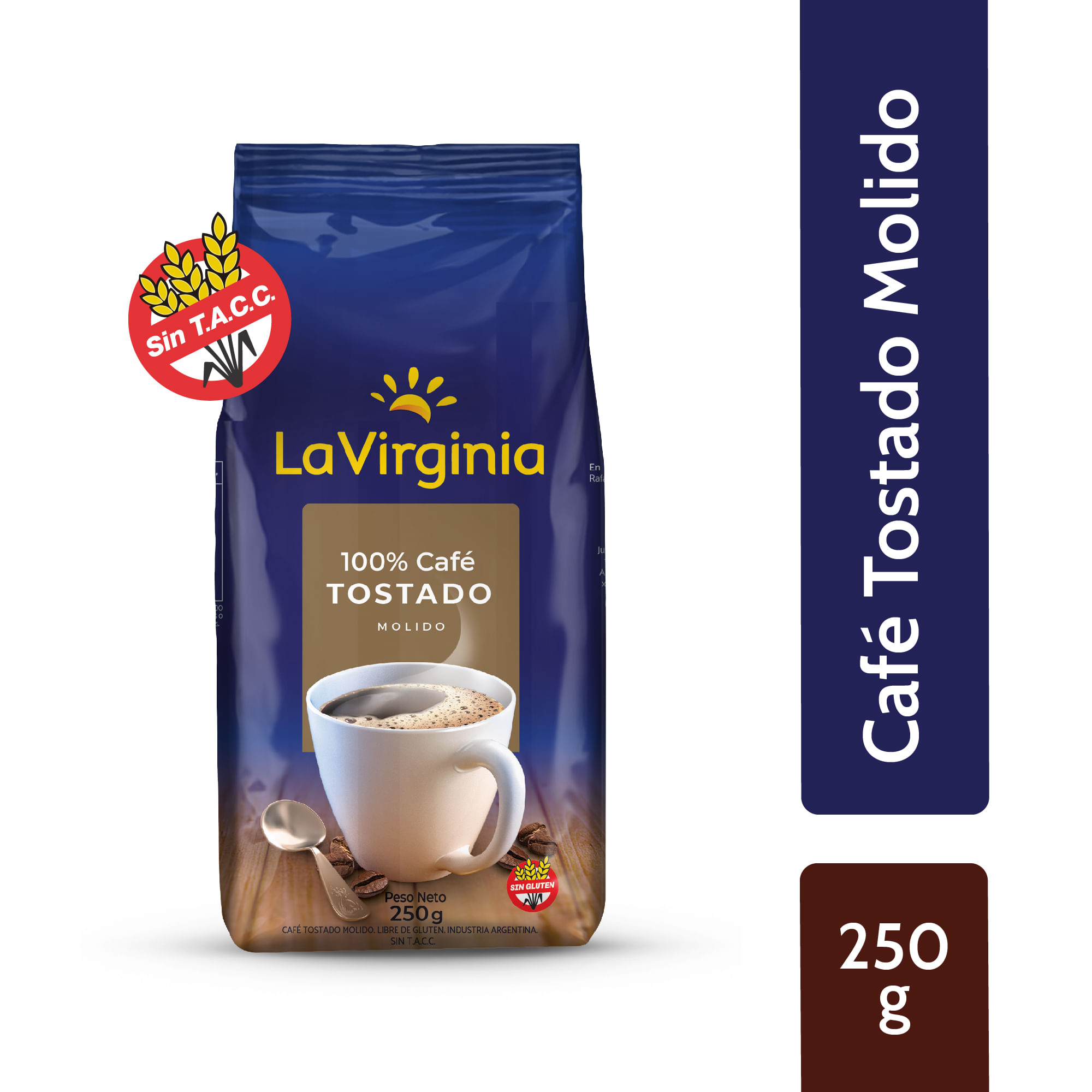 Café tostado molido La Virginia 250 grs