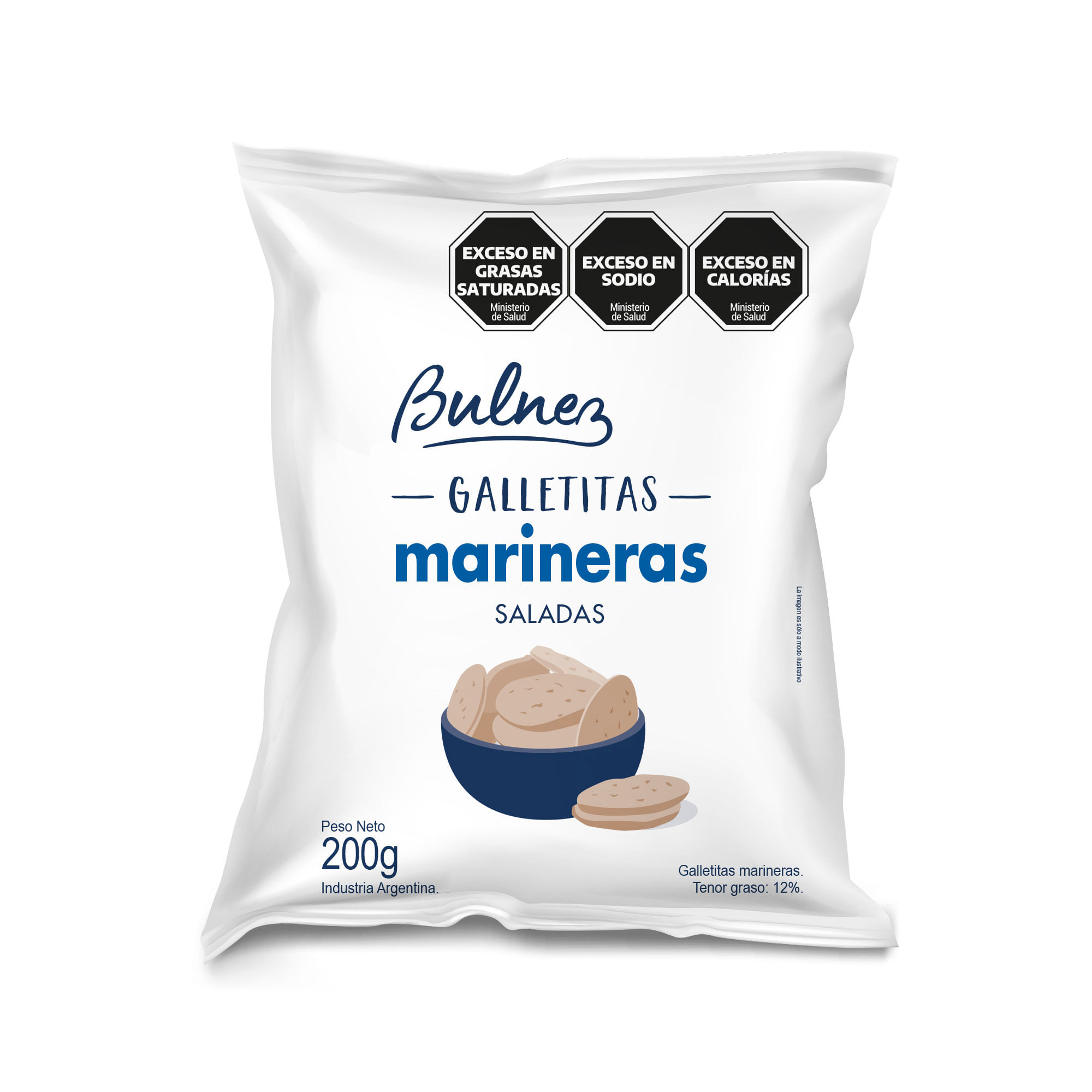 Galletitas marineras saladas Bulnez 200 grs