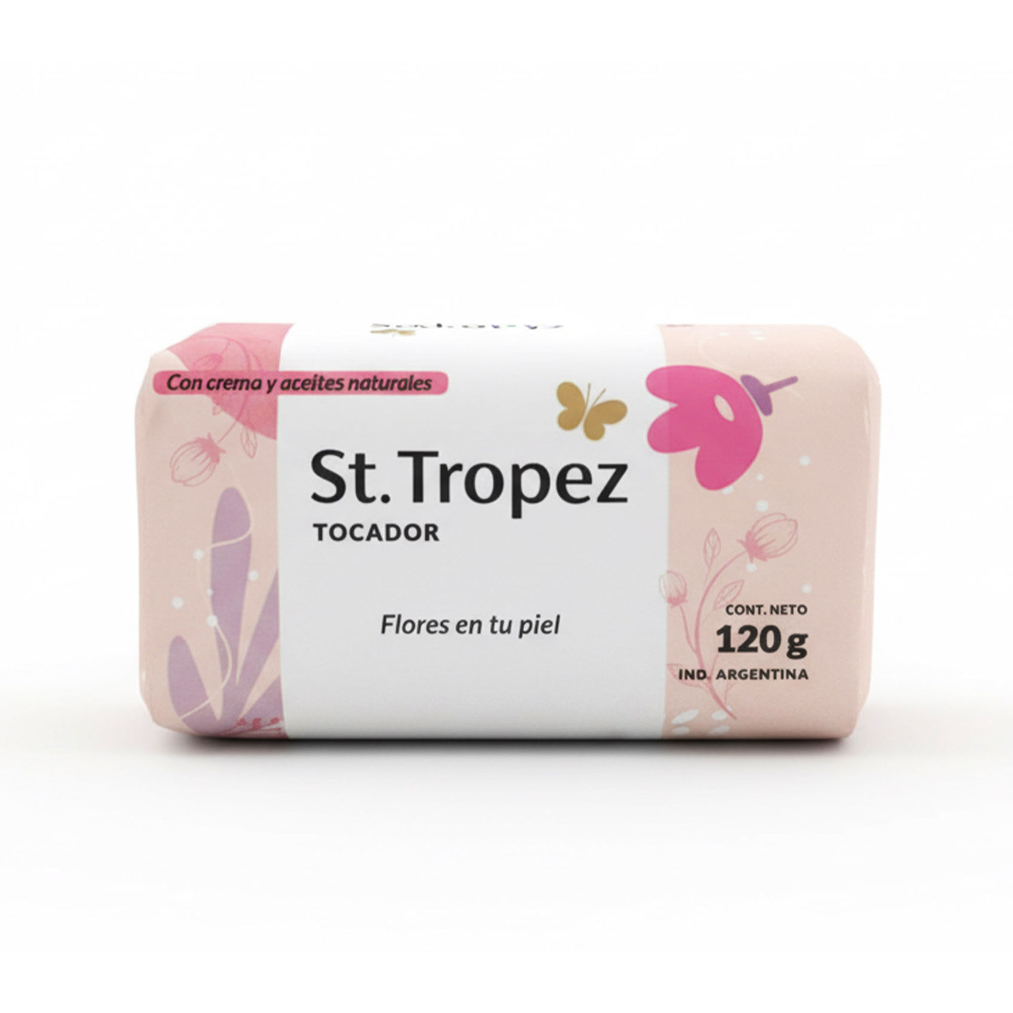 jabón de tocador St Tropez flores en tu piel 120 grs