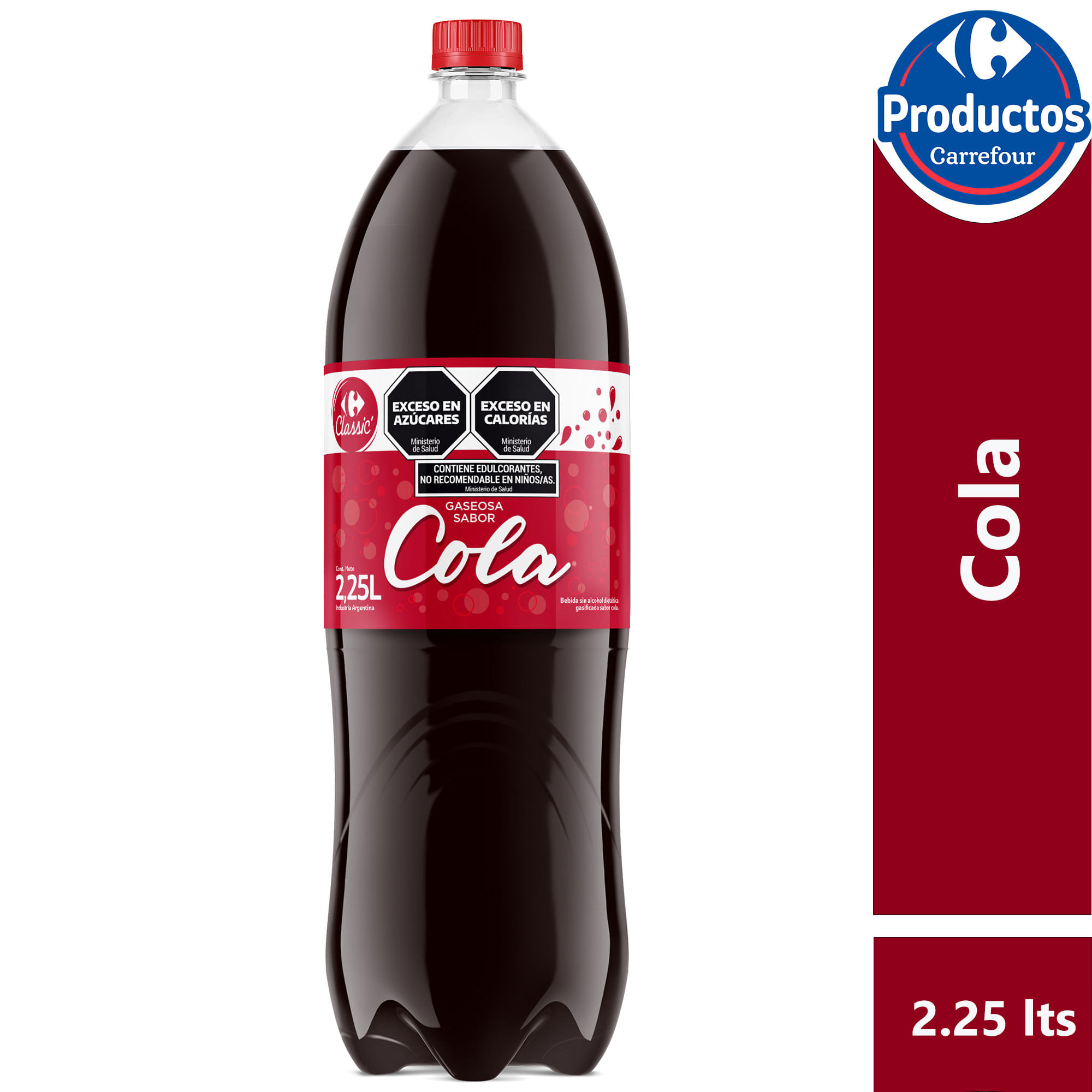 Gaseosa cola Carrefour Classic 2,25 lts