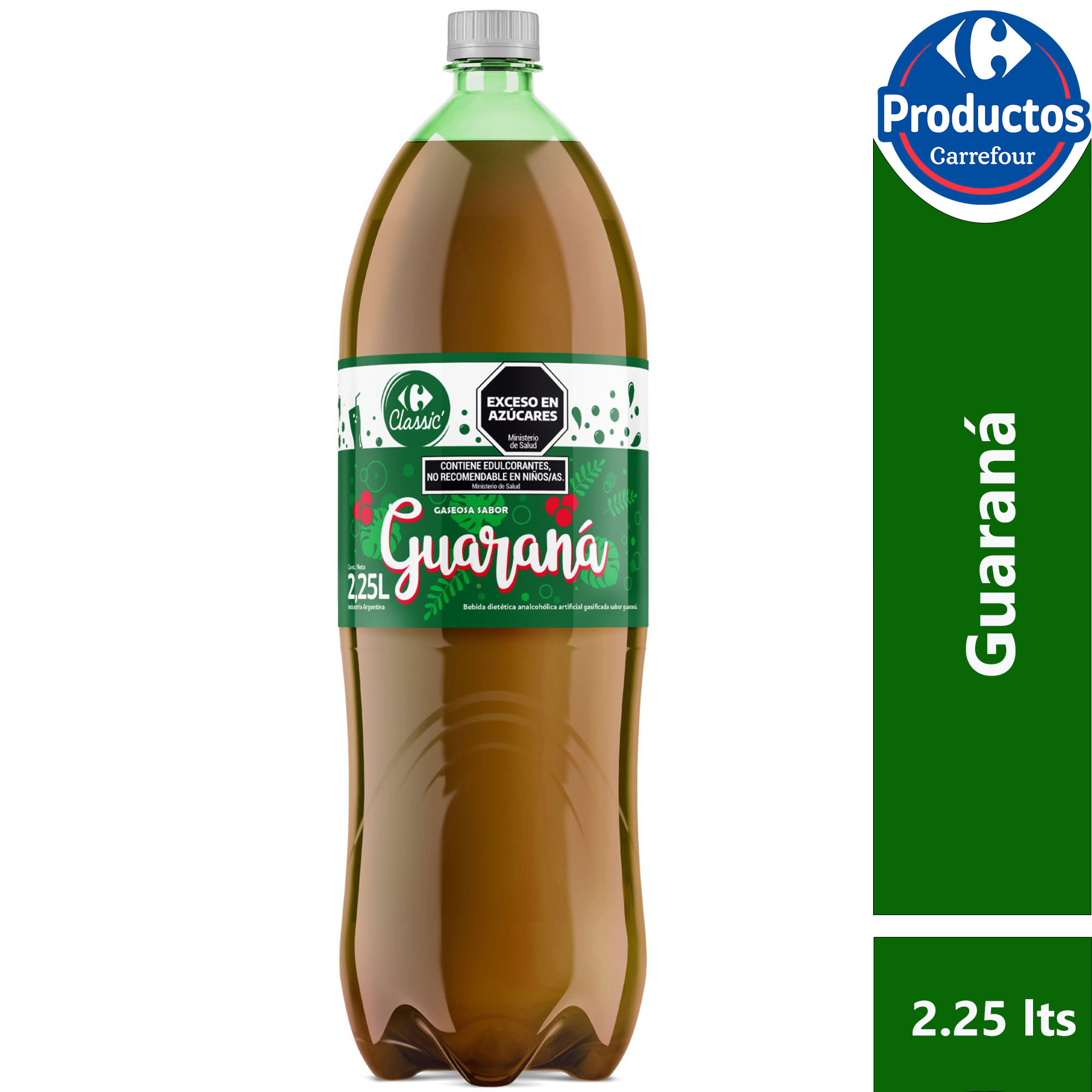 Gaseosa guaraná Carrefour Classic regular 2,25 lts