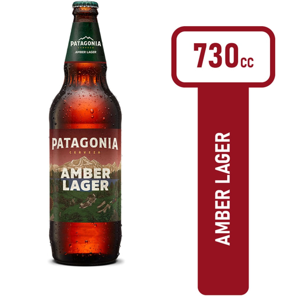 Cerveza roja Patagonia Amber Lager 730 ml