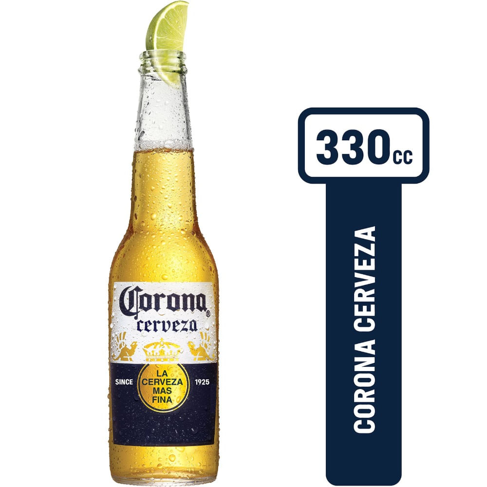 Cerveza rubia Corona 330 ml