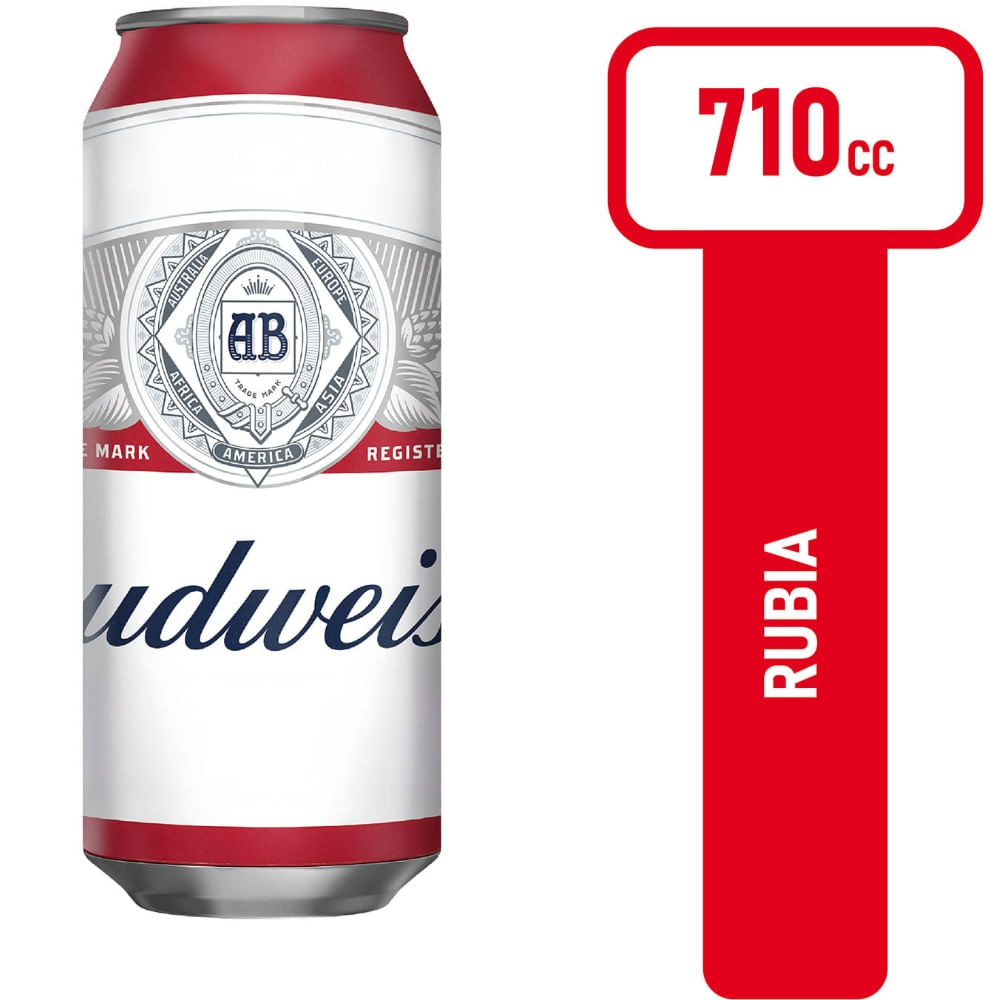 Cerveza blanca Budweiser 710 ml