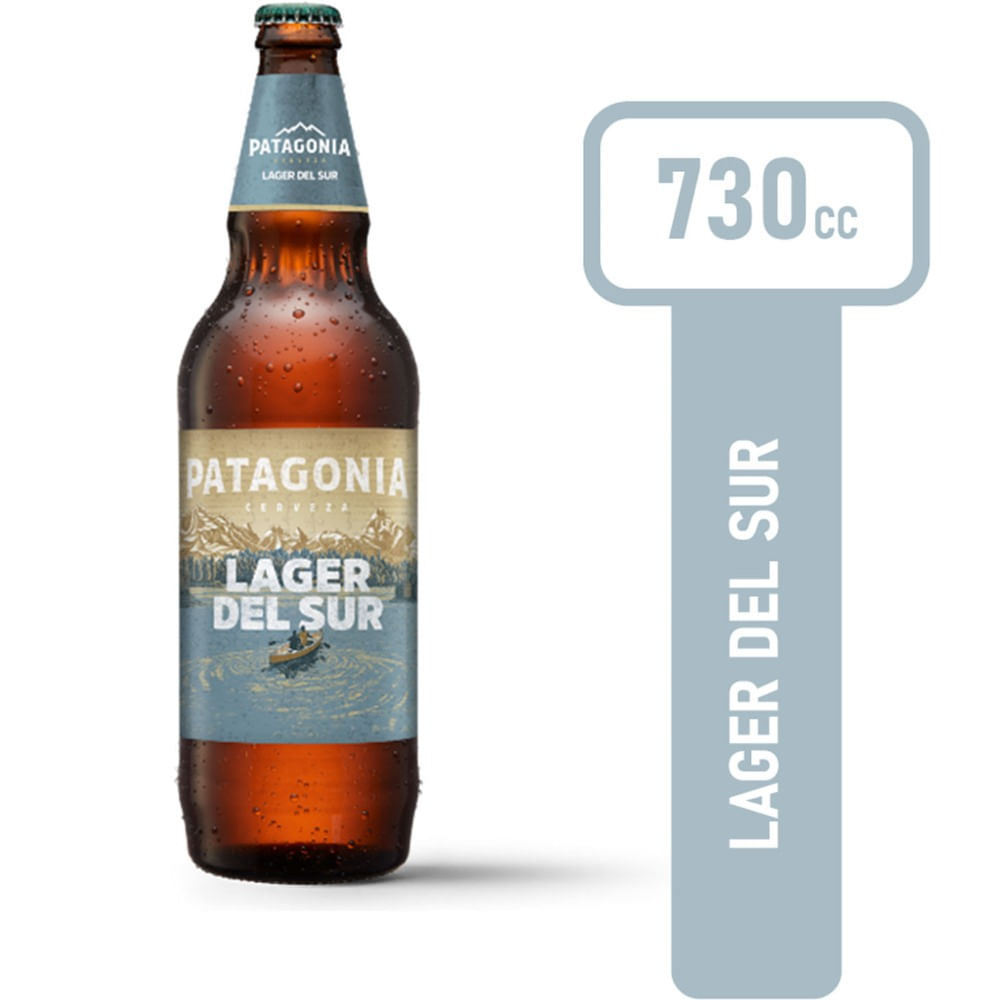 Cerveza Patagonia Lager del Sur 730 ml