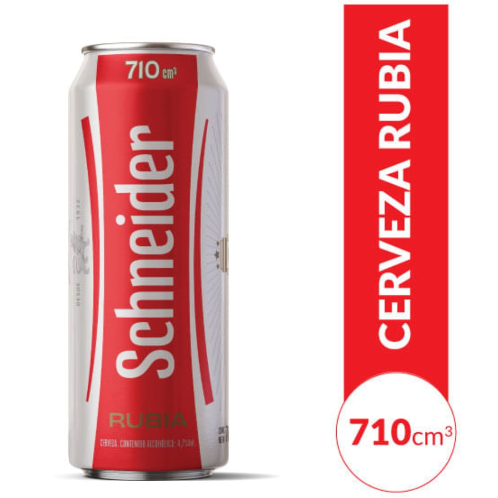 Cerveza rubia Schneider 710 ml
