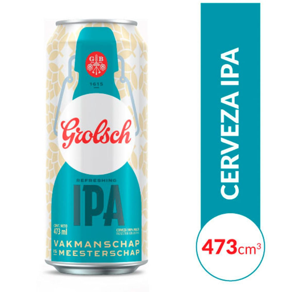 Cerveza Grolsch Ipa 473 ml