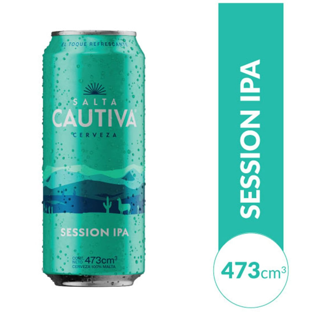 Cerveza Salta Cautiva Session Ipa 473 ml