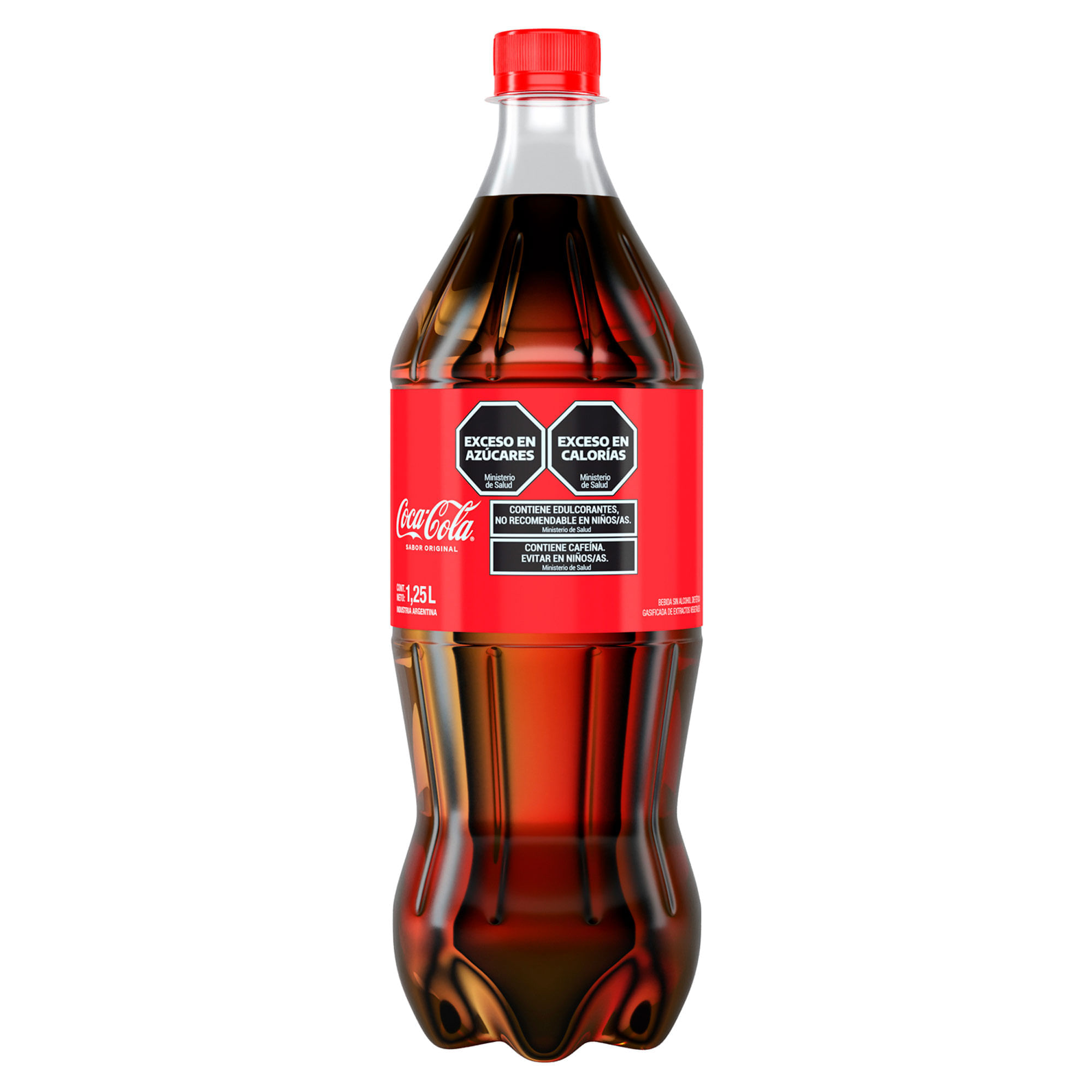 Gaseosa cola Coca Cola sabor original 1,25 lts