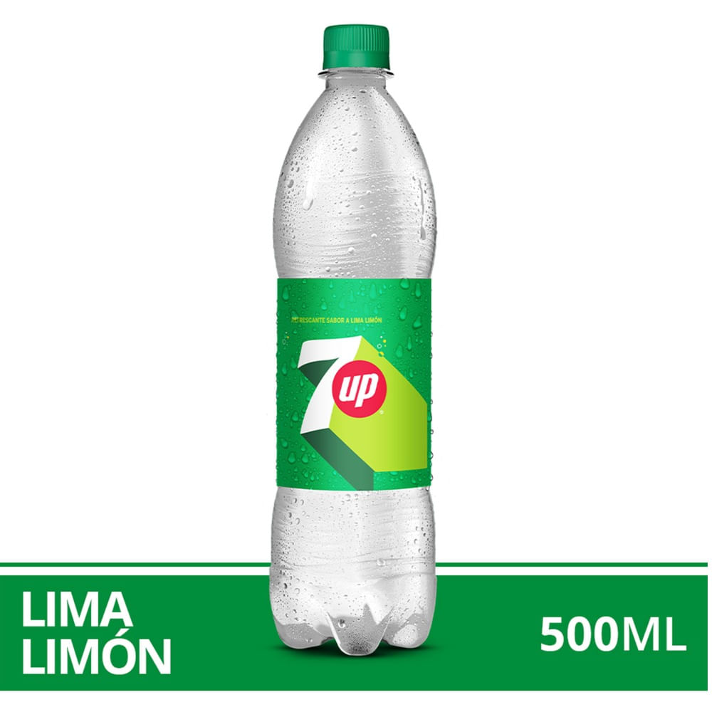 Gaseosa lima limón 7 Up pet 500 ml