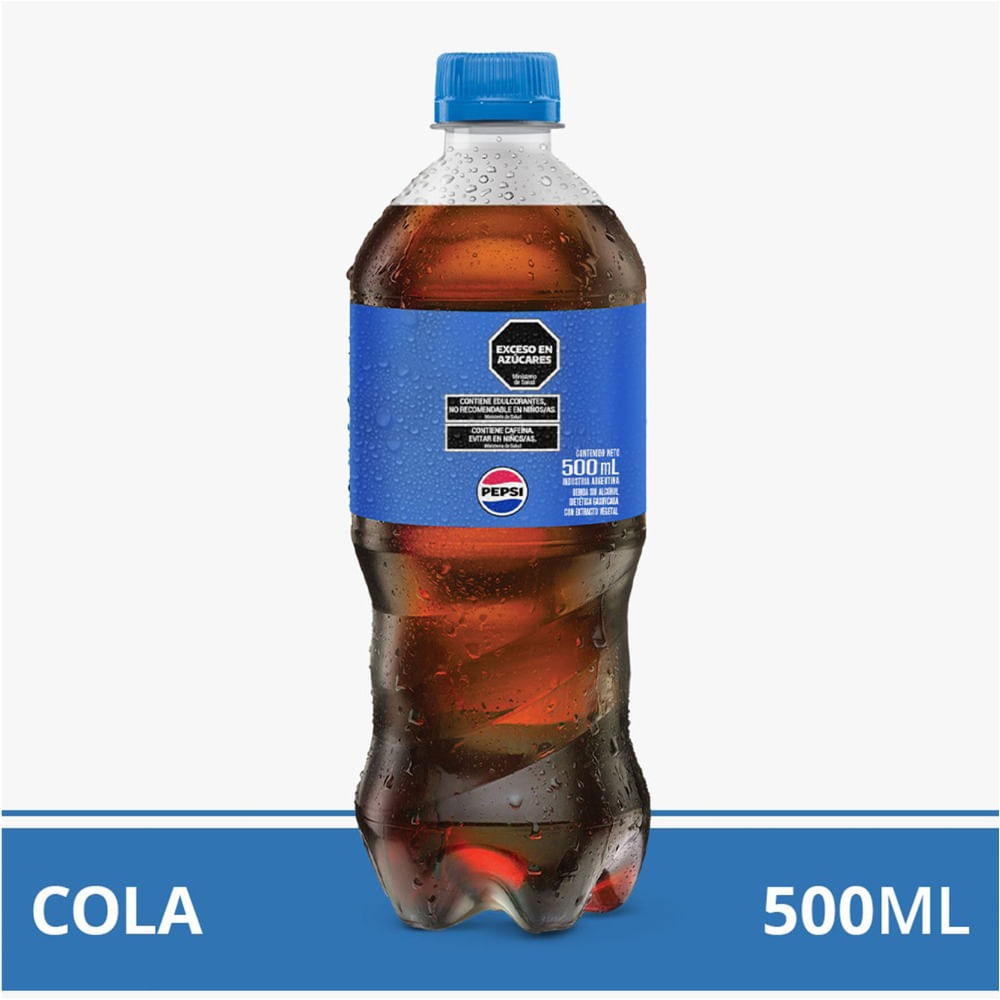 Gaseosa cola regular N Pepsi pet 500 cc.