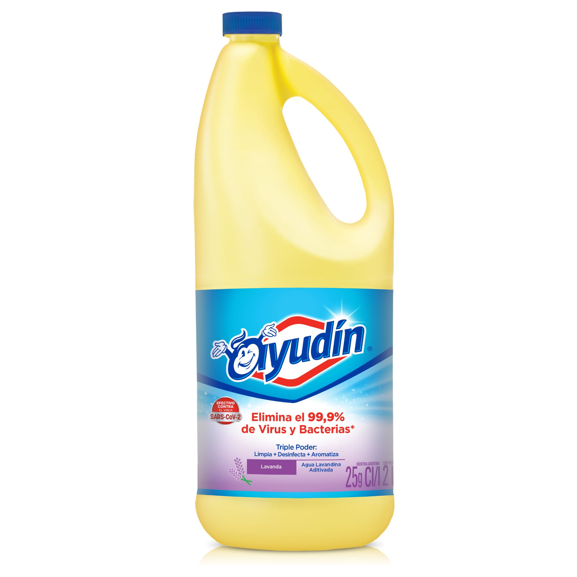 Lavandina Ayudín triple poder lavanda 2 l.