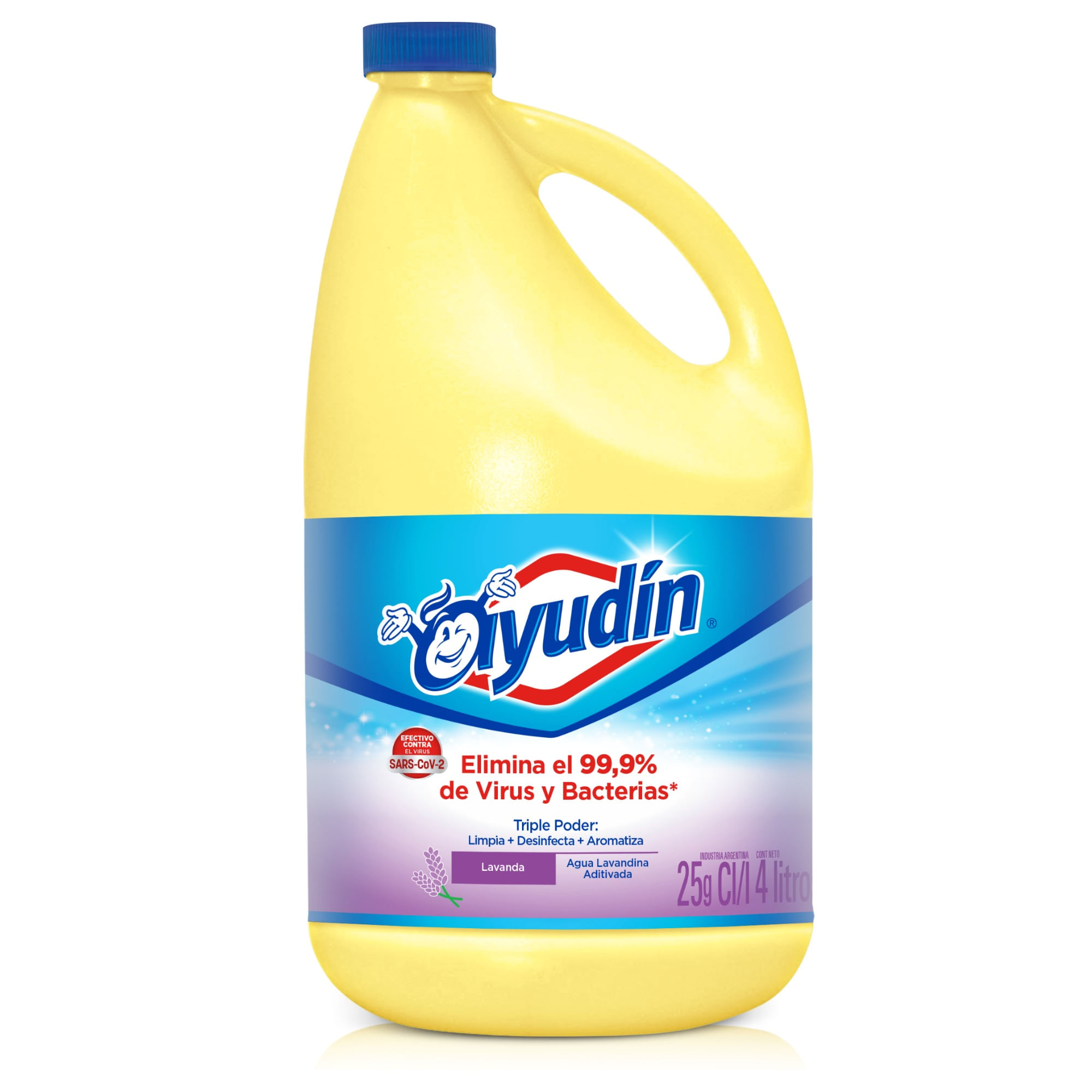 Lavandina Ayudín triple poder lavanda 4 l