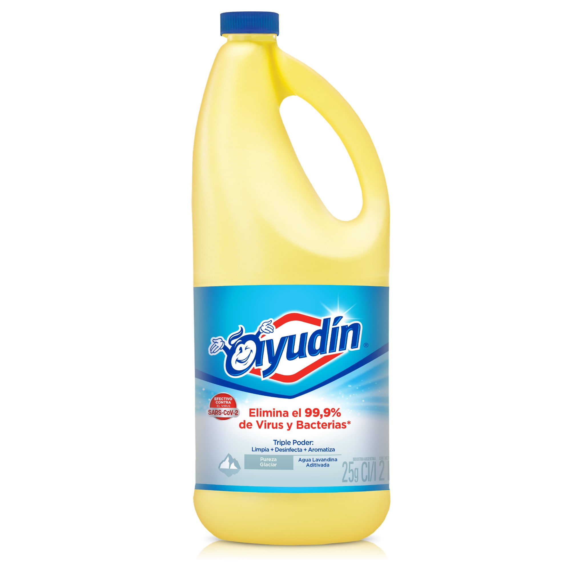 Lavandina Ayudín triple poder pureza glaciar 2 l.