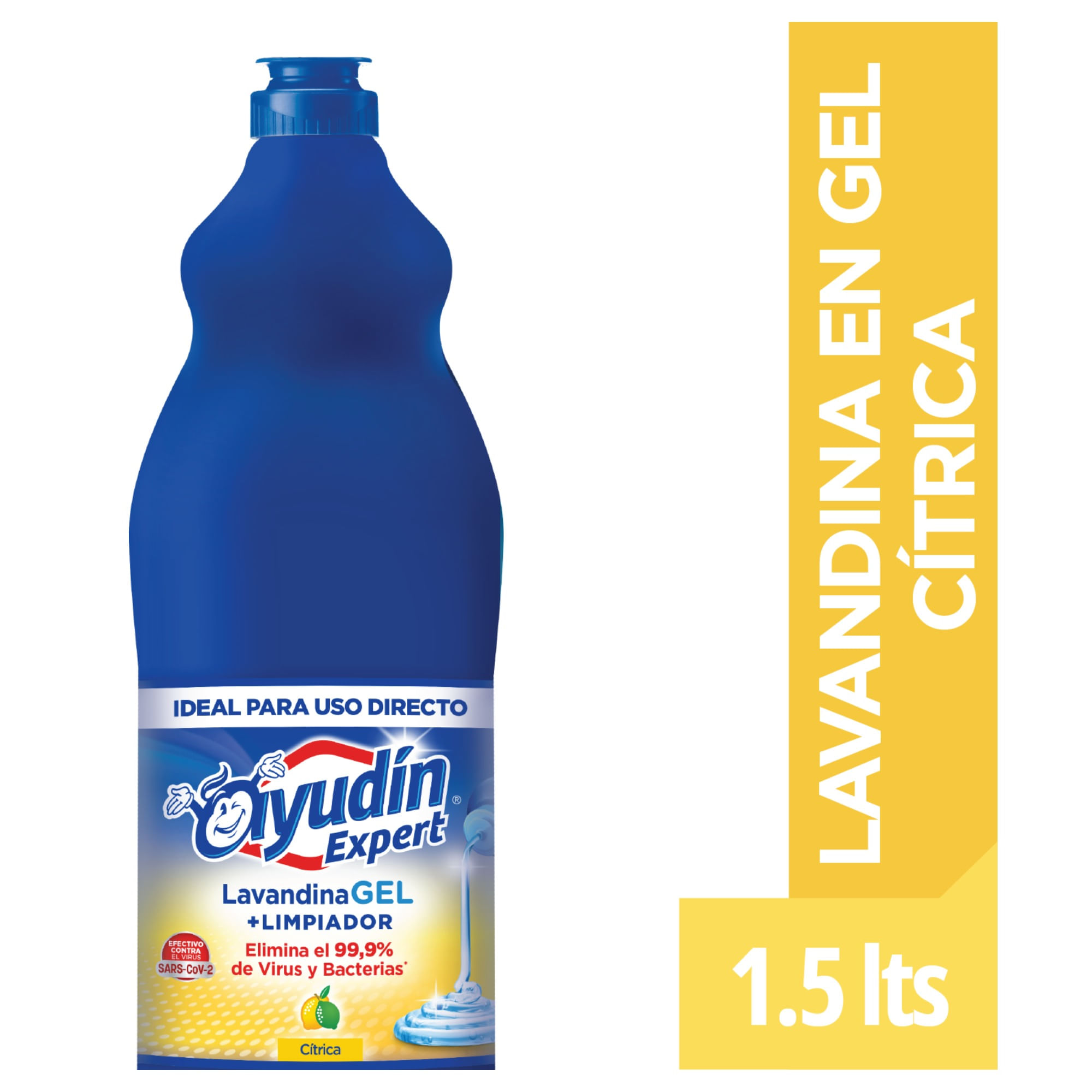 Lavandina en gel Ayudín pureza cítrica 1500 ml.