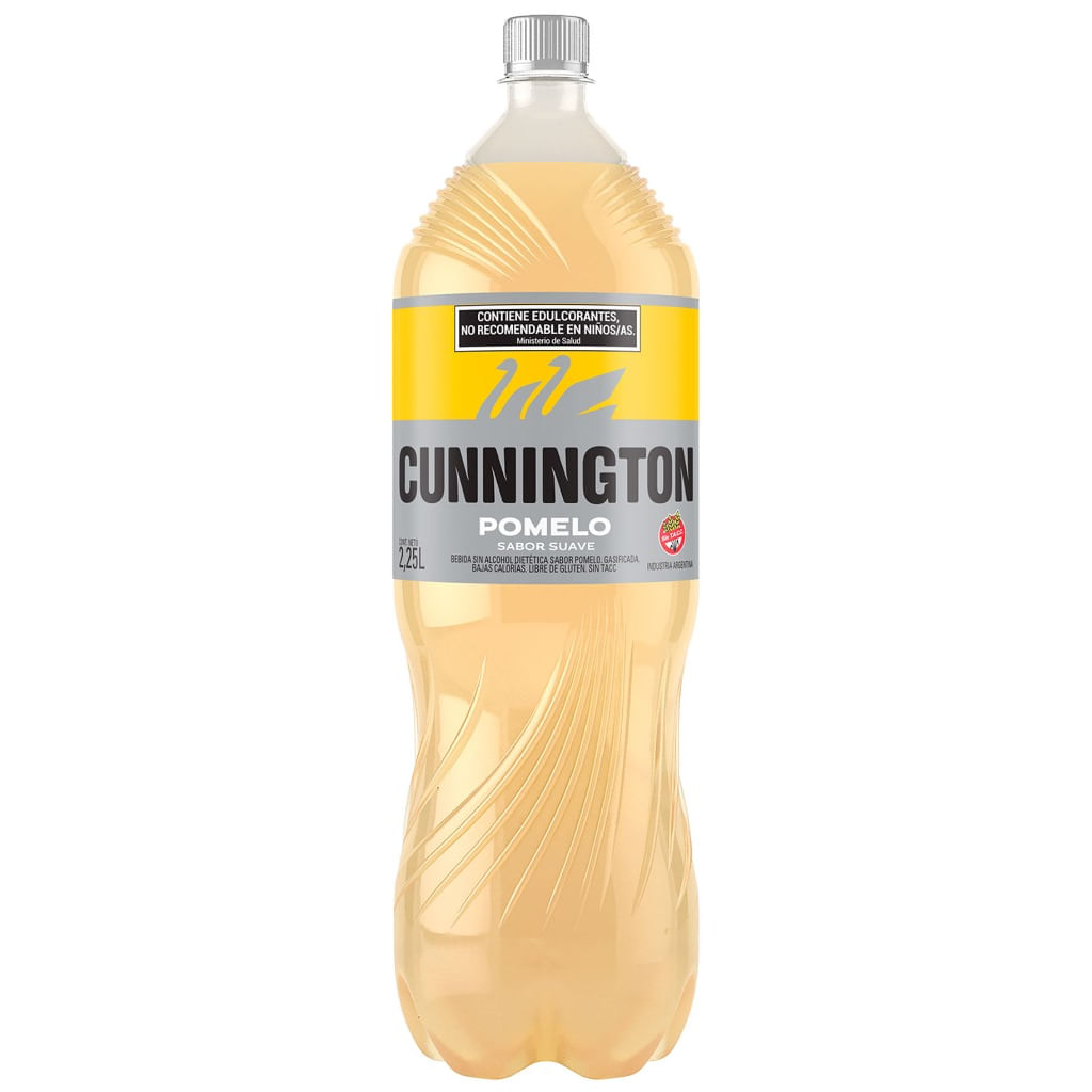 Gaseosa pomelo Cunnignton suave sin tacc 2,25 lts