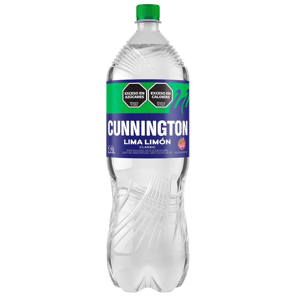 Gaseosa lima limón Cunnington classic pet 2,25 lts