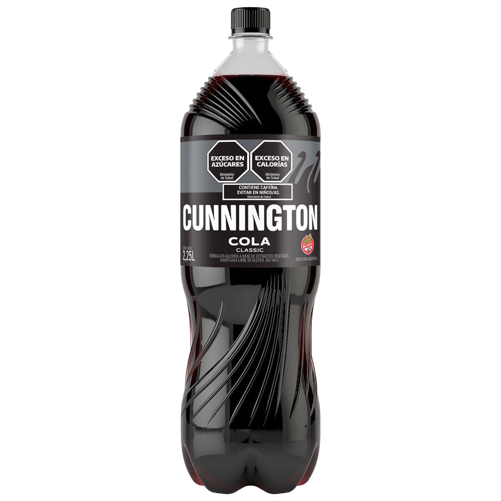 Gaseosa cola Cunnington classic pet 2,25 lts
