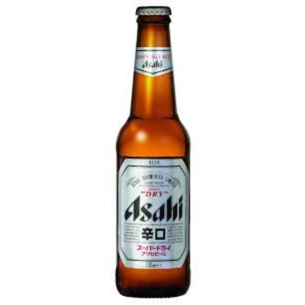 Cerveza blanca Dry Asahi porrón 330 ml