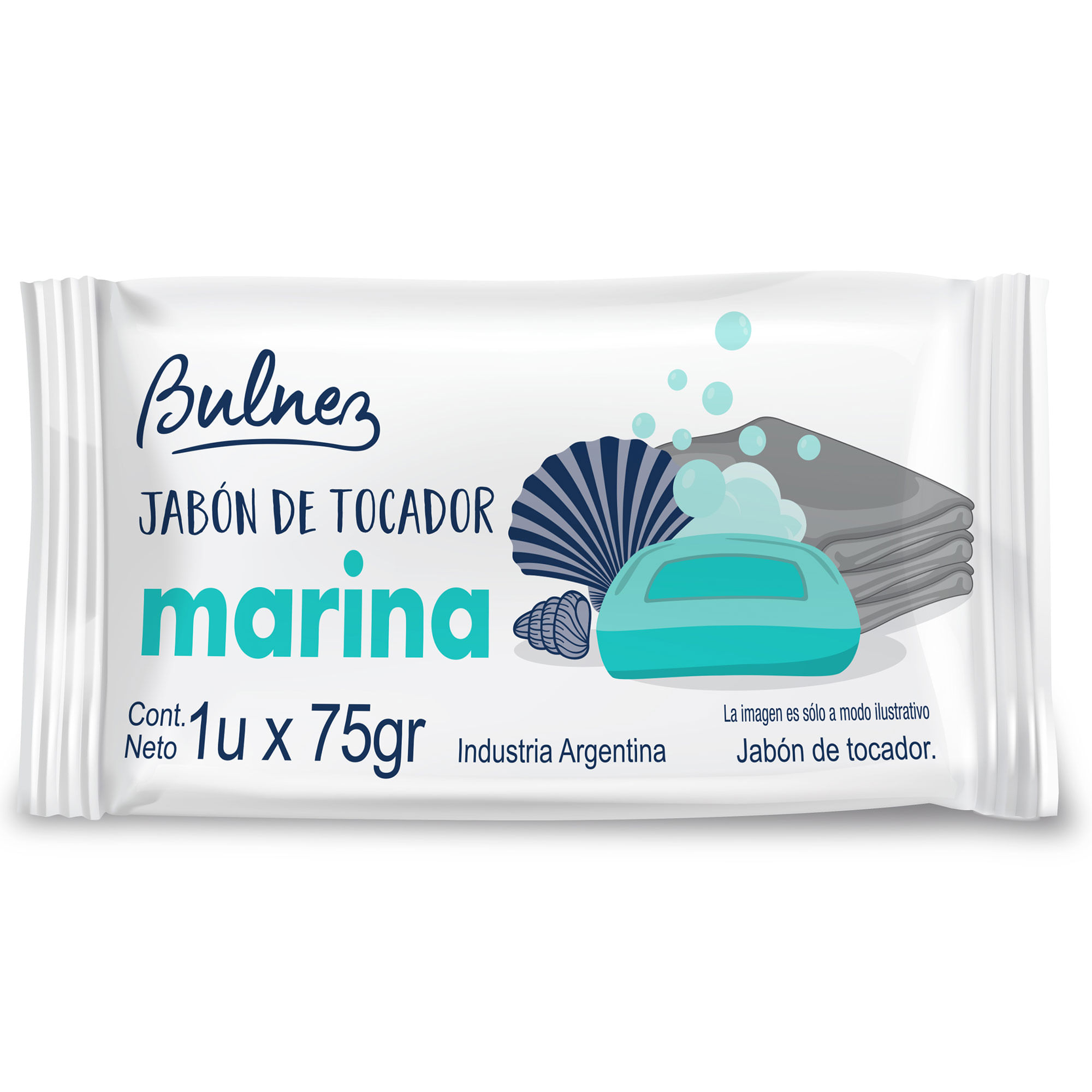 Jabón de tocador Bulnez marina 75 grs