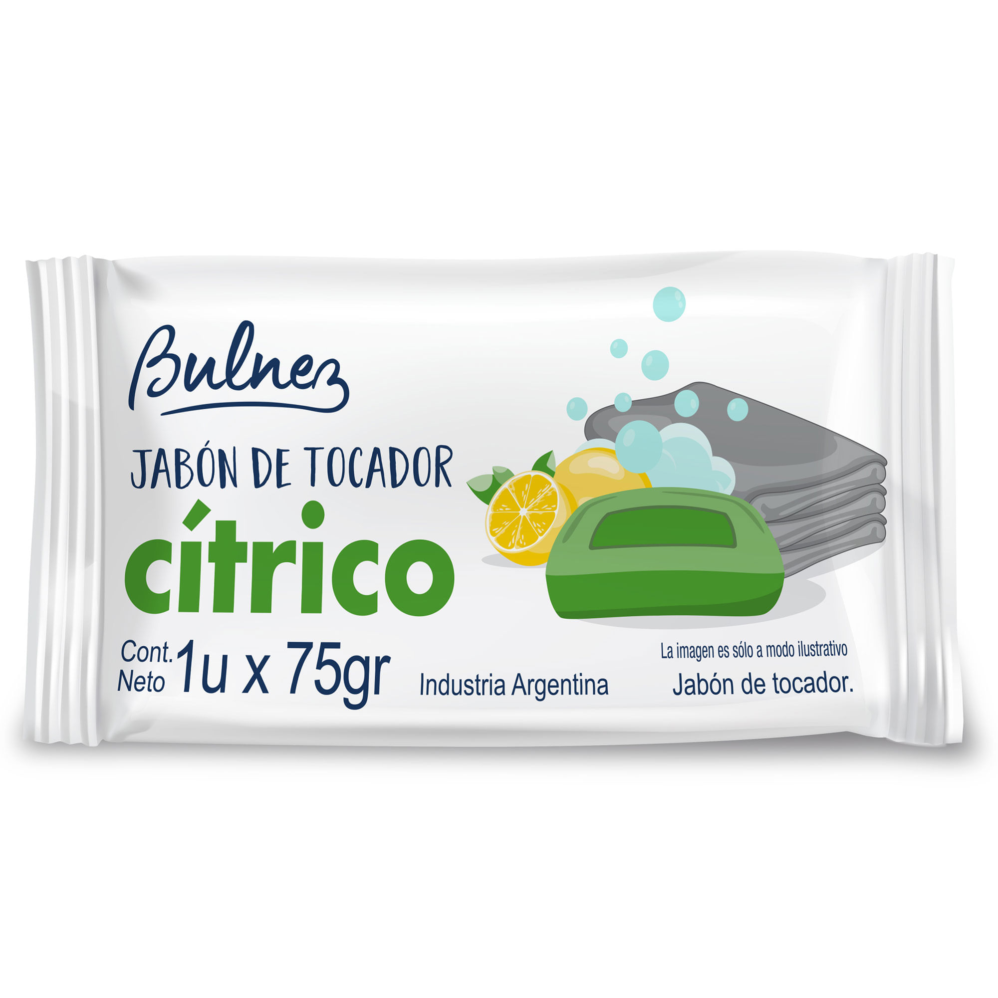 Jabón de tocador Bulnez citrico 75 grs