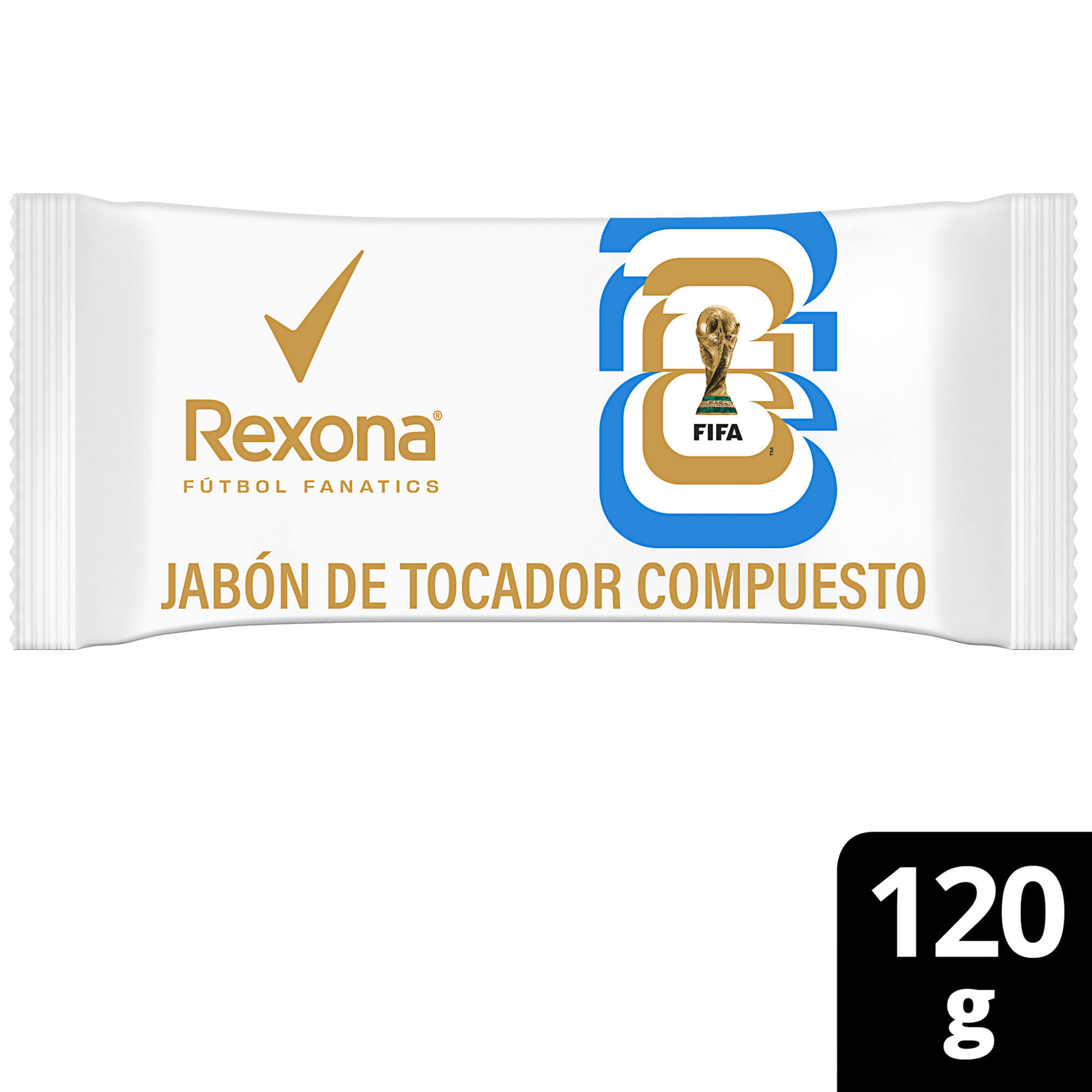 Jabón en barra Rexona Copa del Mundo de la FIFA 2026 120 grs