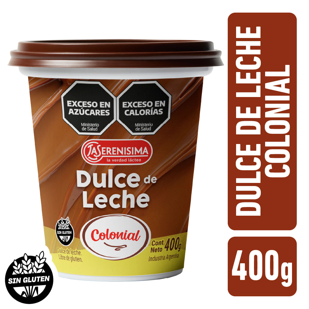 Dulce de leche La Serenísima colonial 400 g.