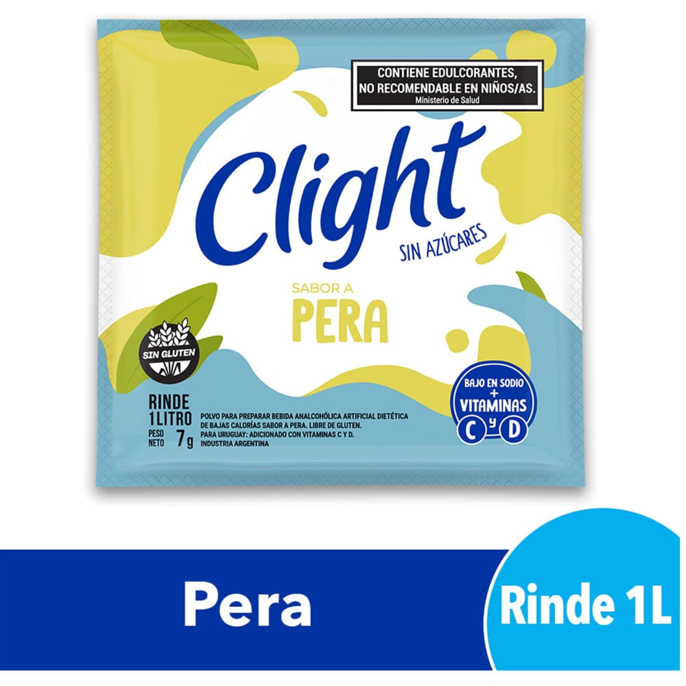 Jugo en Polvo Clight Pera 7grs