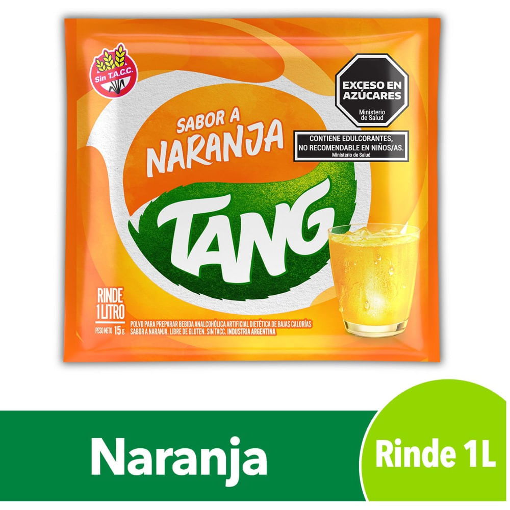 Jugo en polvo Tang naranja 15 g