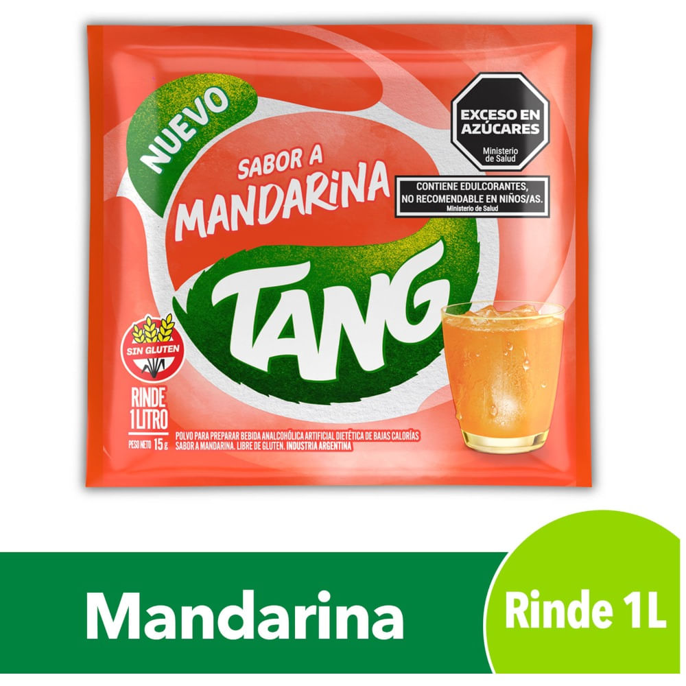 Jugo en polvo Tang mandarina 15 grs