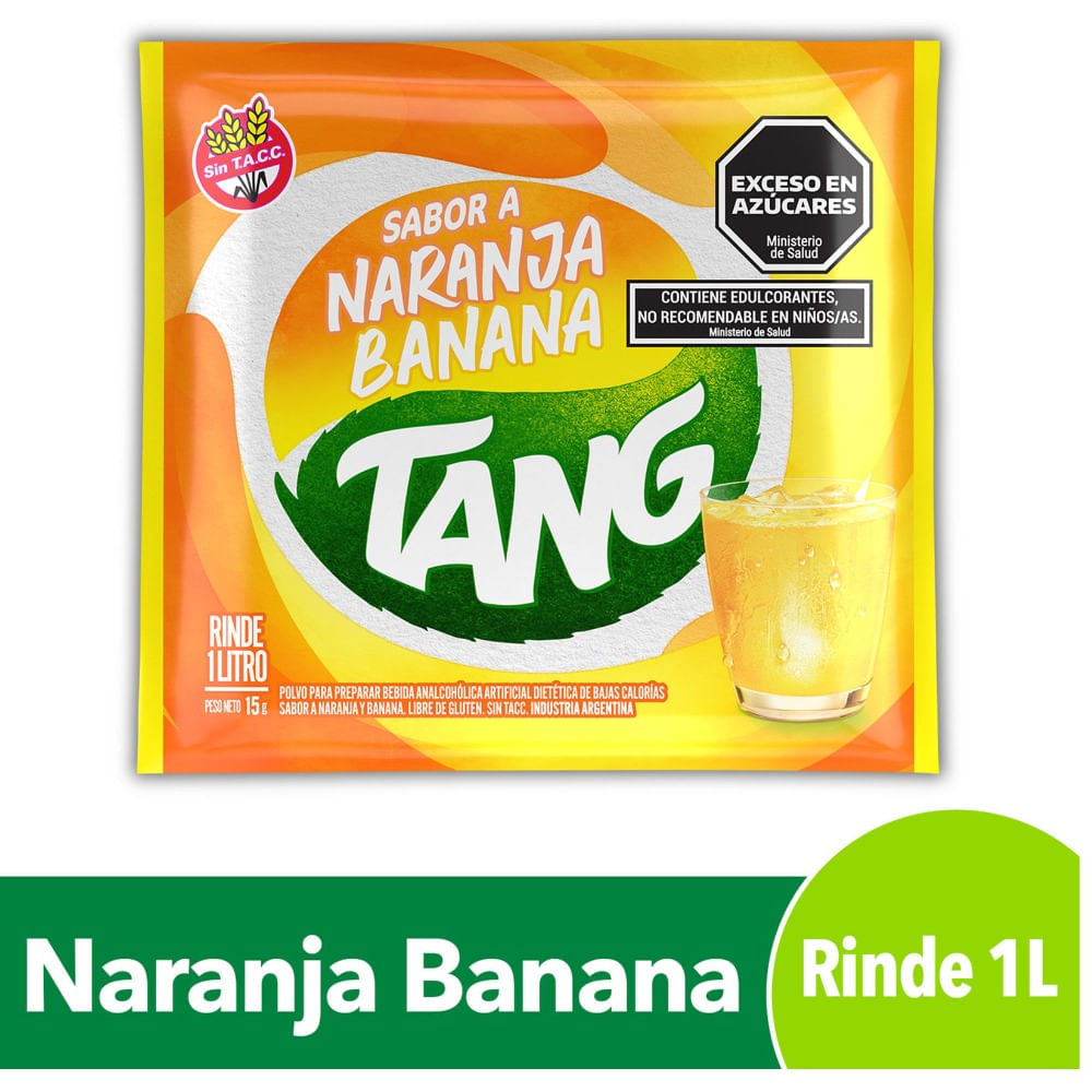 Jugo en polvo Tang naranja banana 15 g
