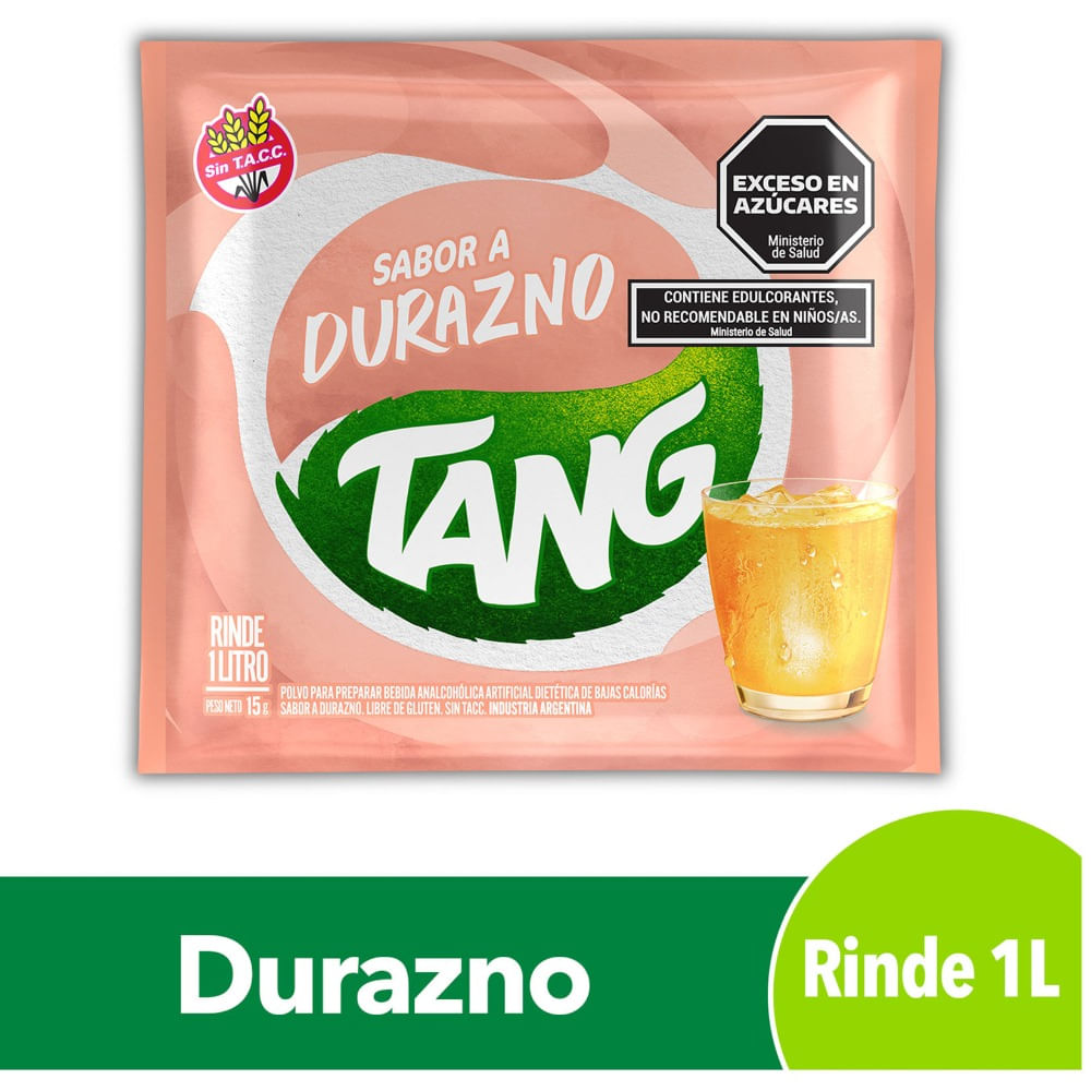 Jugo en polvo Tang durazno 15 g