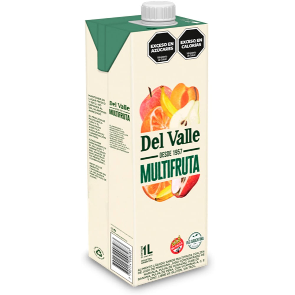 Jugo natural Del Valle de multifruta 1 l.
