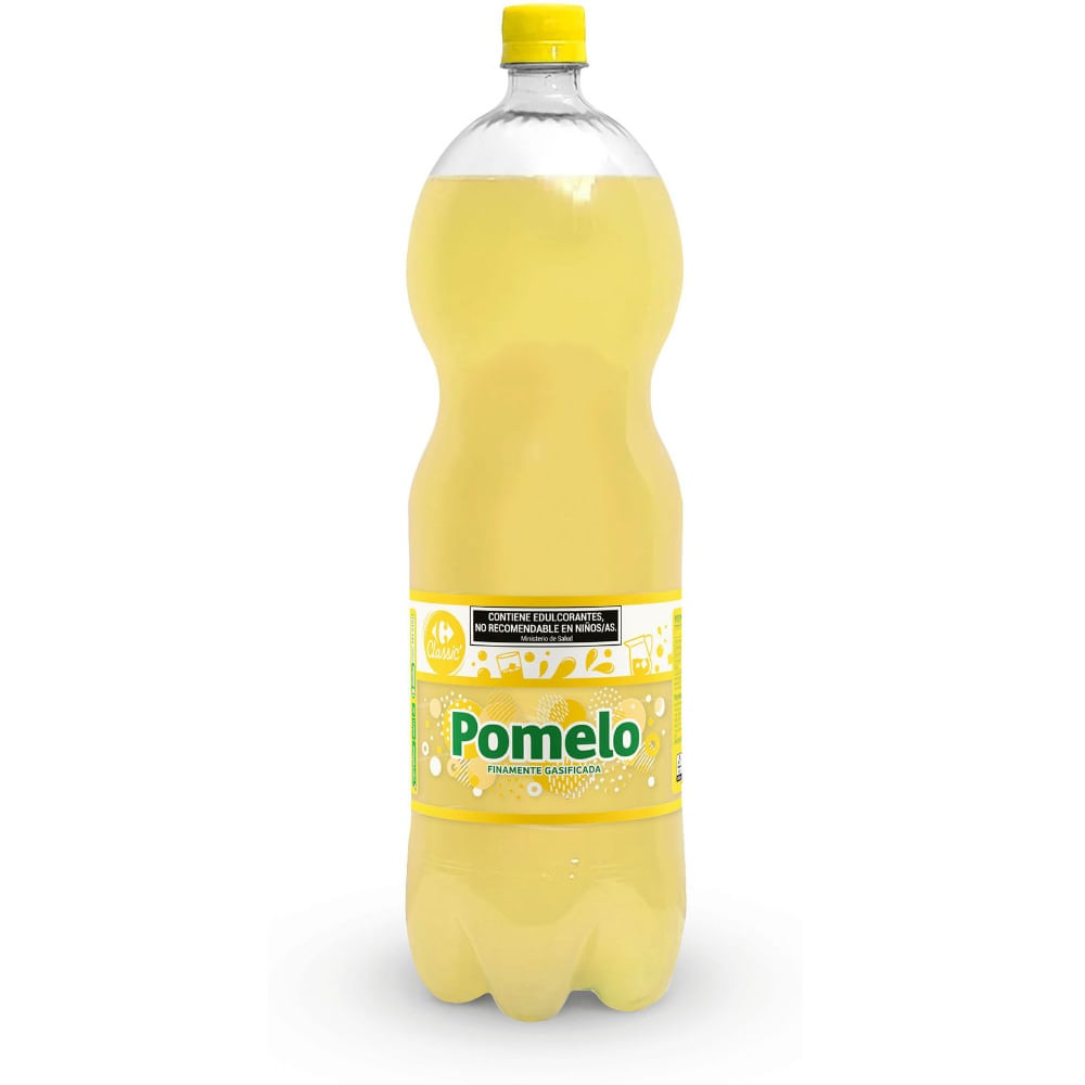 Agua saborizada de pomelo Carrefour Classic con gas pet 2 lts