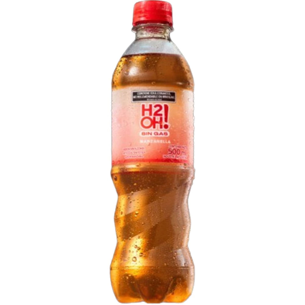 Agua saborizada de manzana H2OH sin gas 500 ml