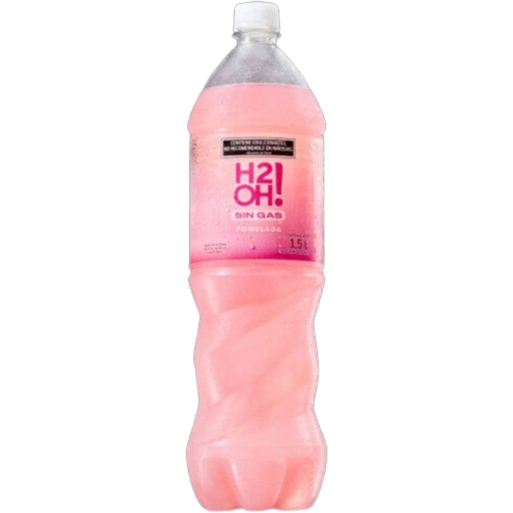 Agua saborizada de pomelo H2OH sin gas 1,5 lts