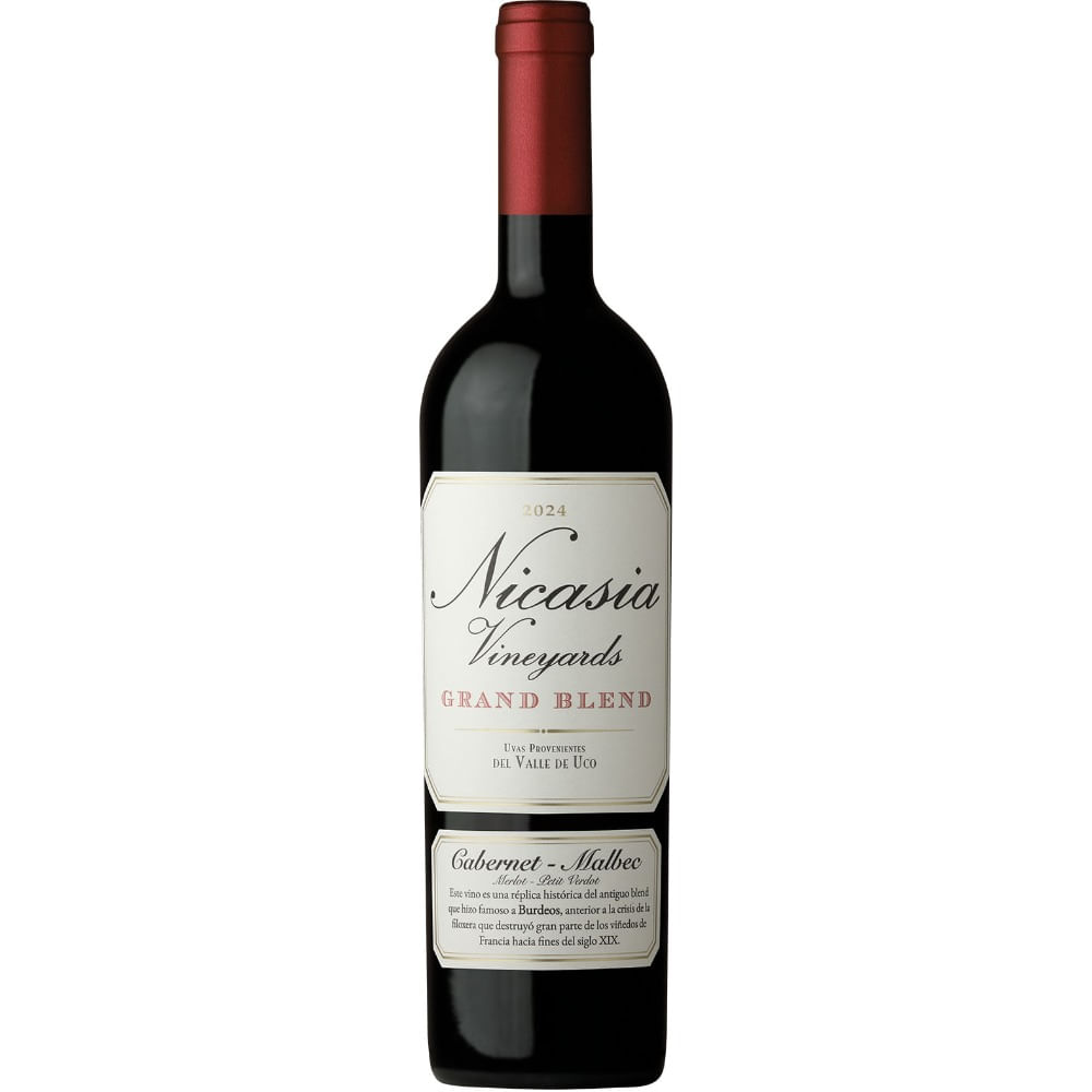 Vino tinto Grand Blend Nicasia en botella 750 ml