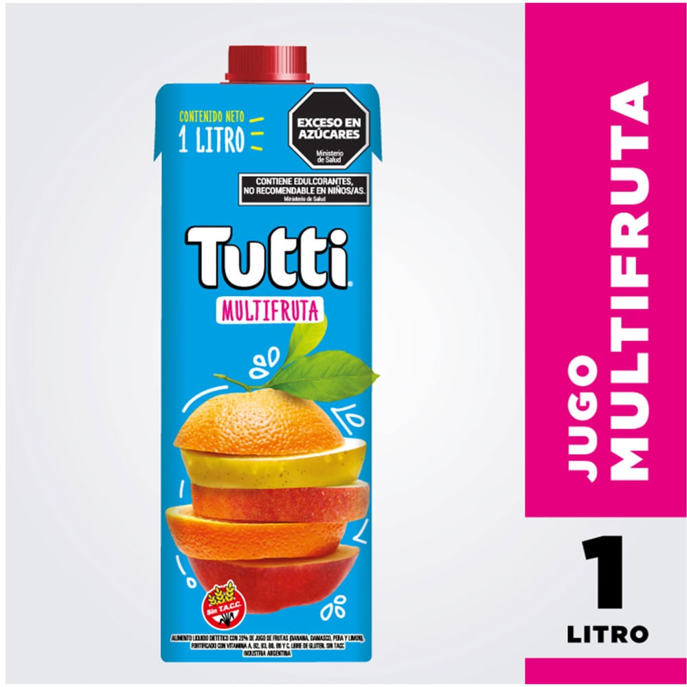 Jugo Tutti multifruta tetra 1 l.