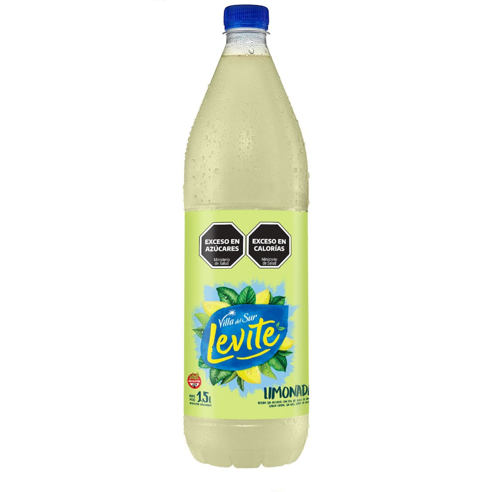 Agua saborizada sin gas Levite sabor limonada 1.5 lts