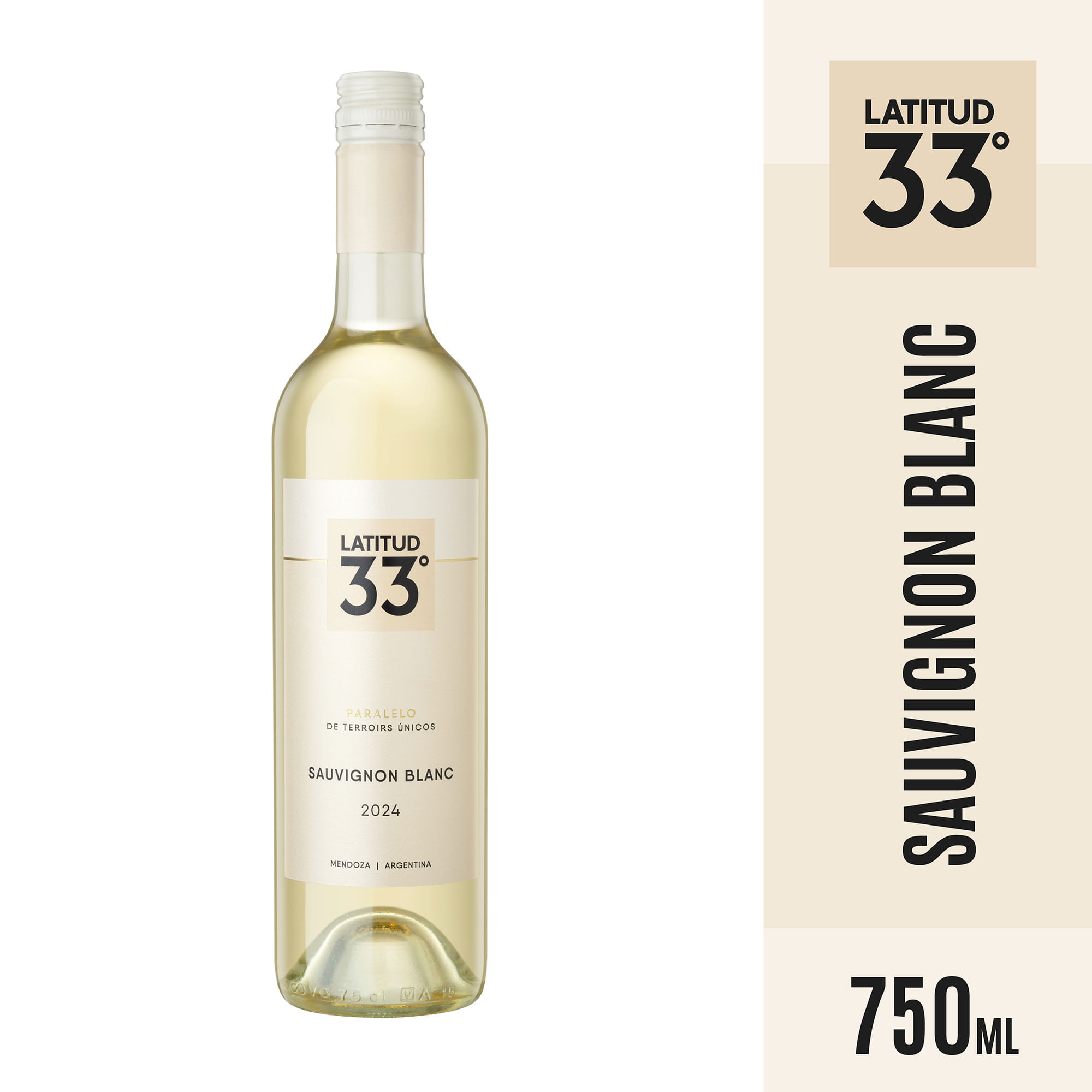 Vino blanco Sauvignon blanc Latitud 33° 750 ml